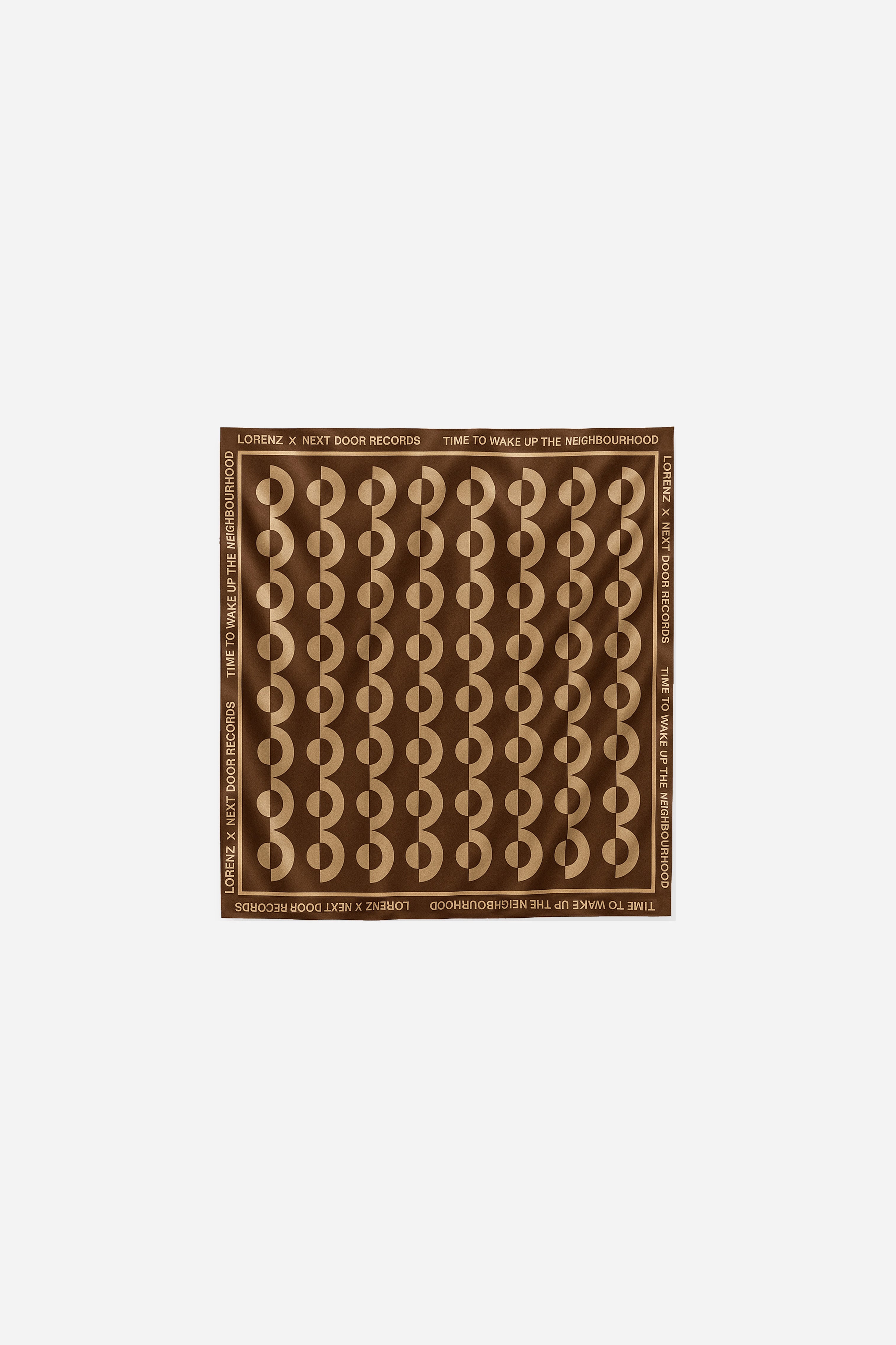 lorenz x NDR Silk Scarf in Brown – lorenz Menswear