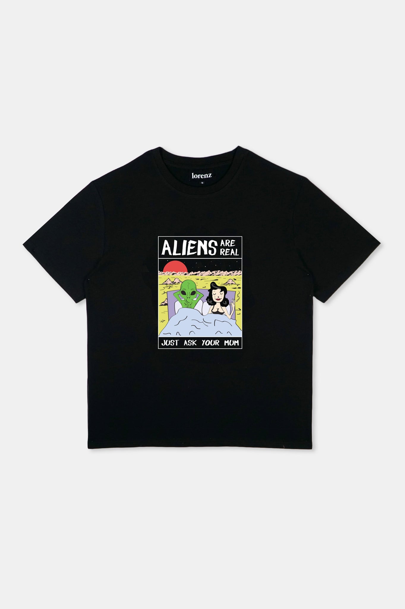 Aliens Are Real Tee - Black