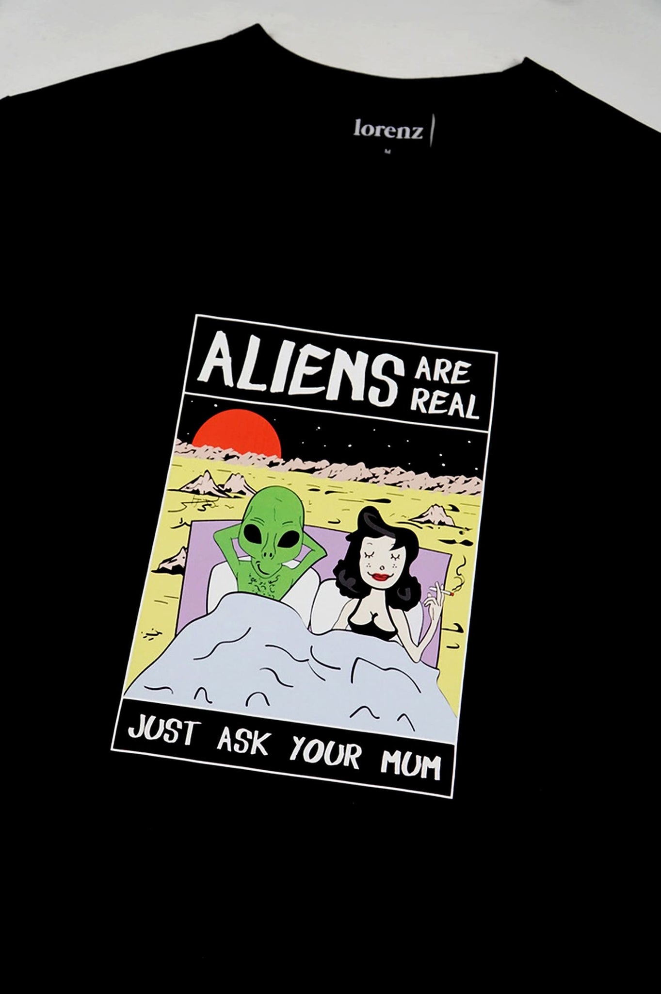 Aliens Are Real Tee - Black