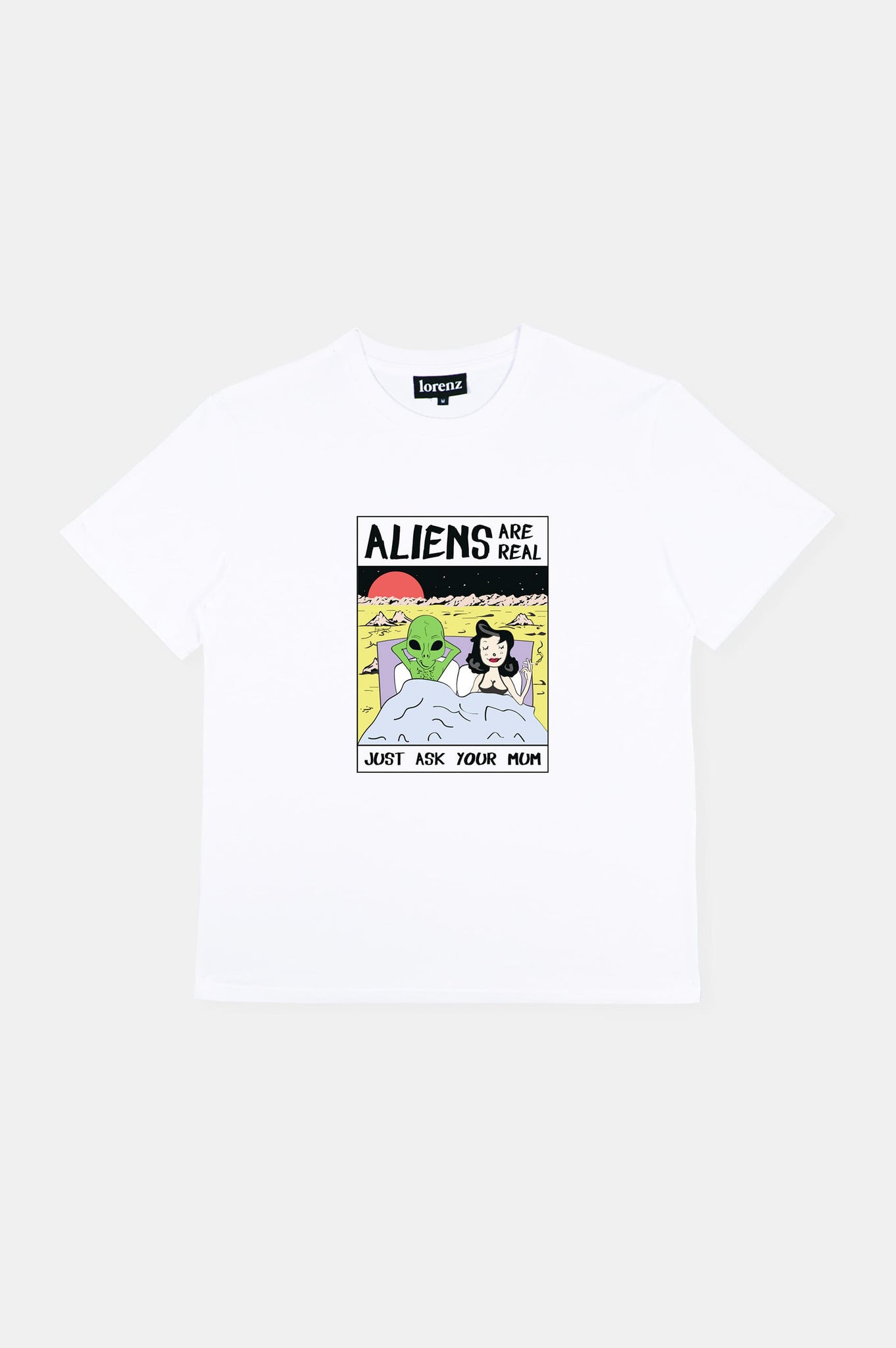 Aliens Are Real Tee - White