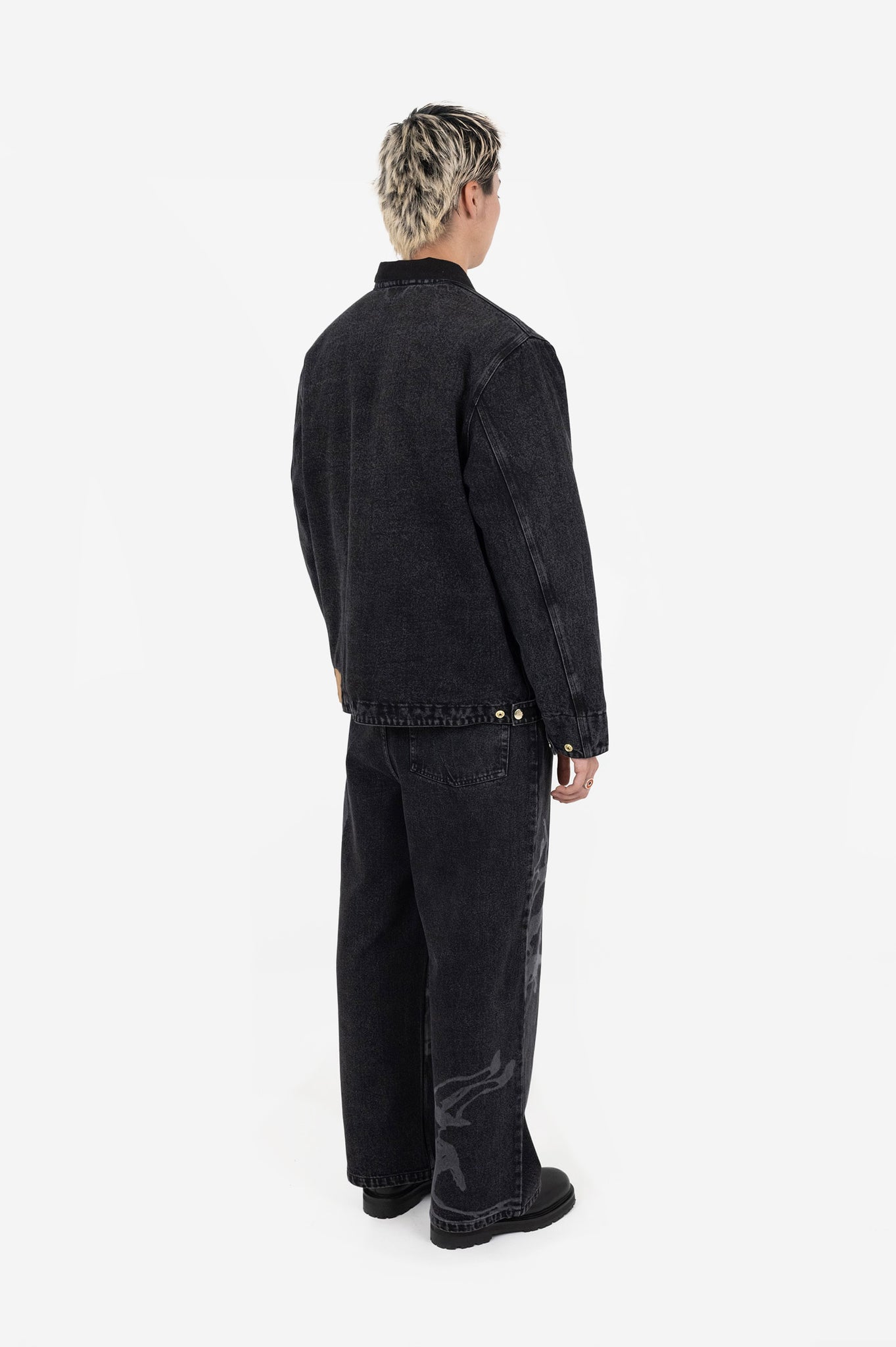 Bailey Denim Jeans In Washed Black