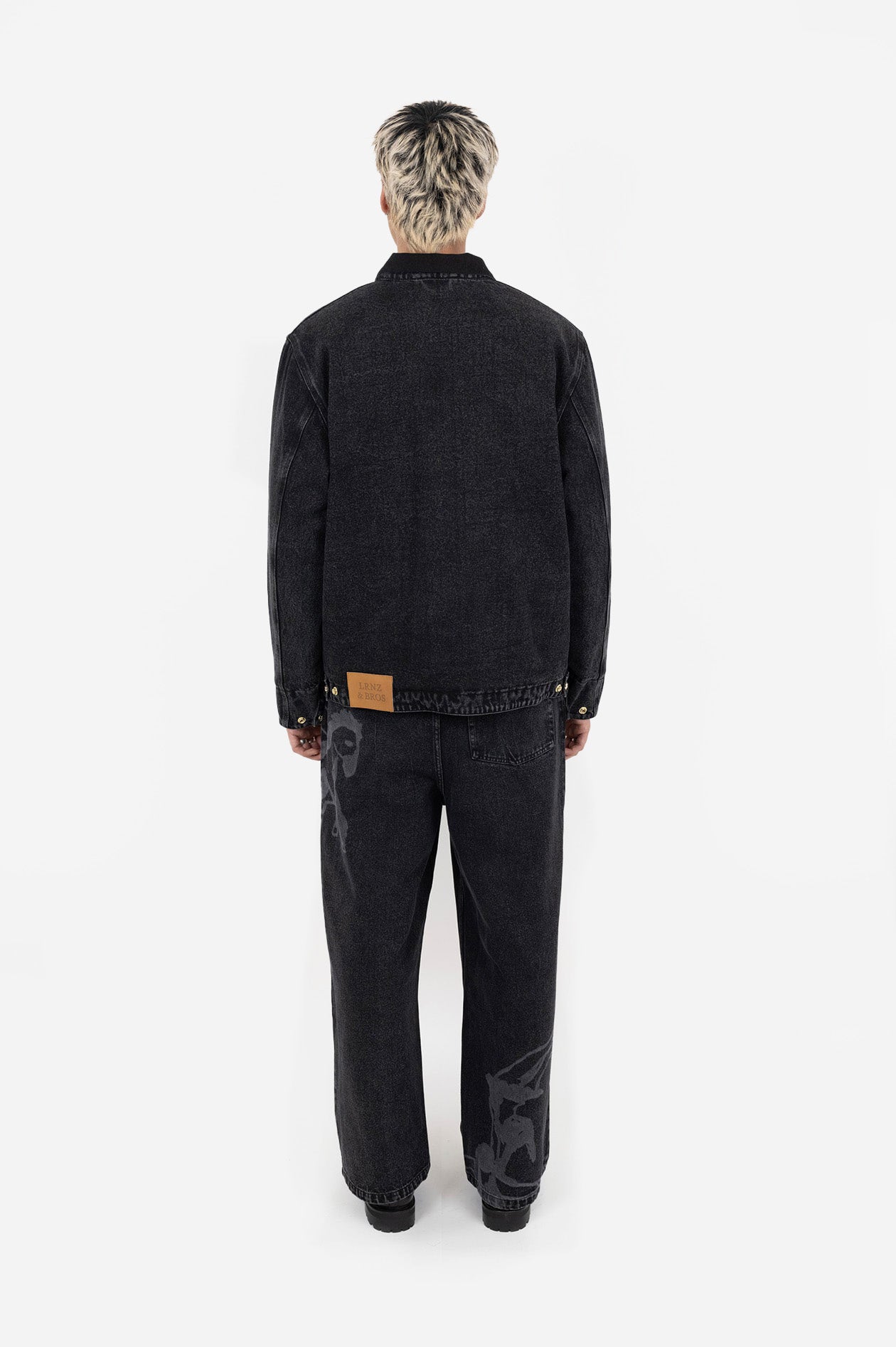 Bailey Denim Jeans In Washed Black