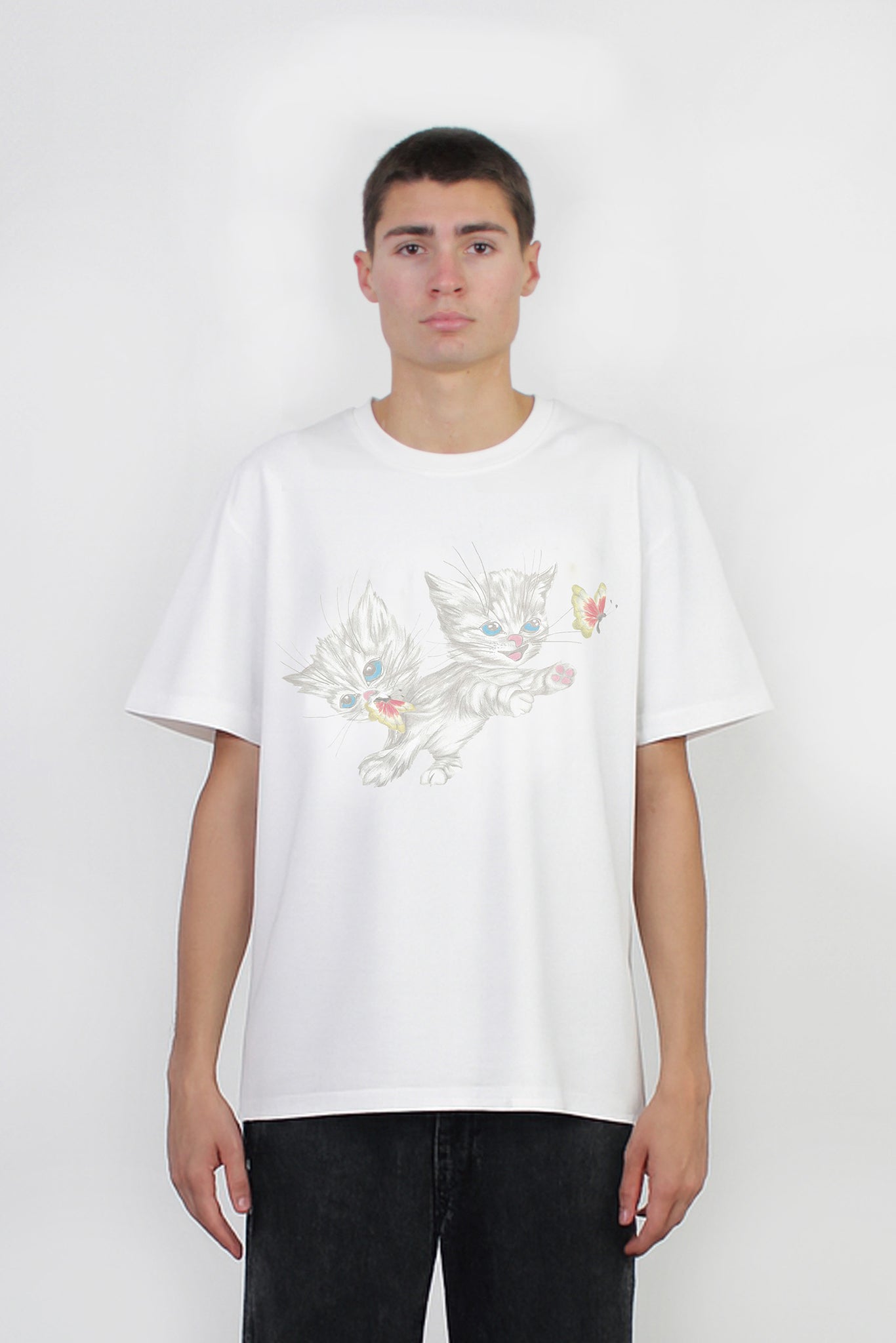 Bakeneko T-Shirt in White
