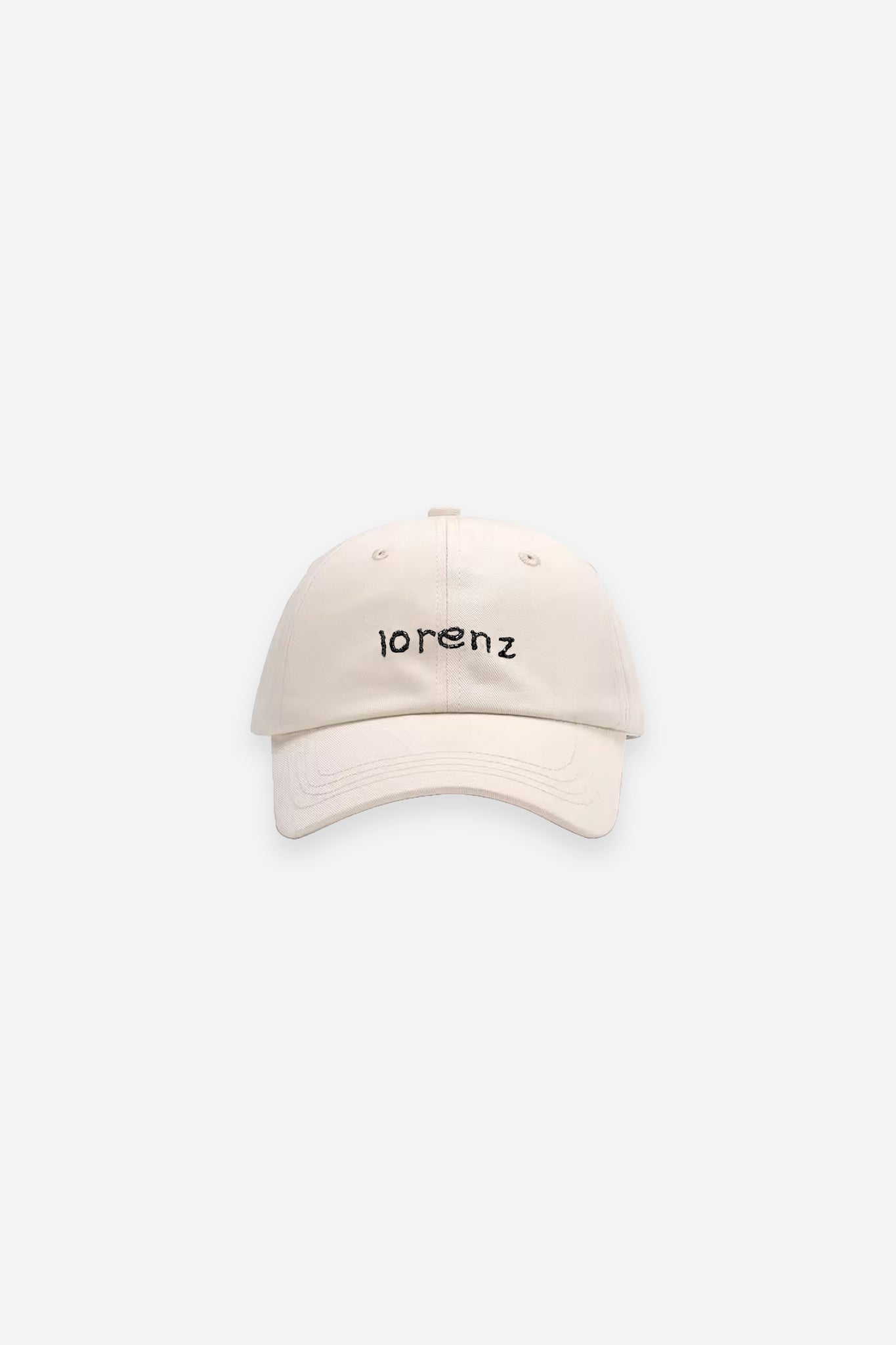 Beaded lorenz Cap in Ecru