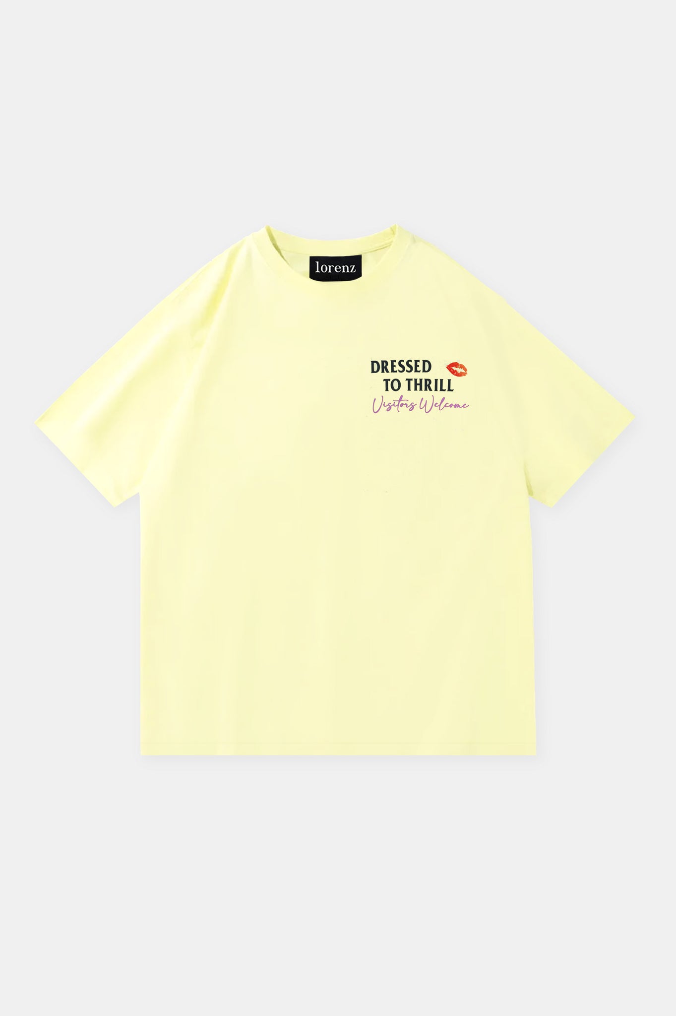 Dressed To Thrill Tee - Pastel Yellow