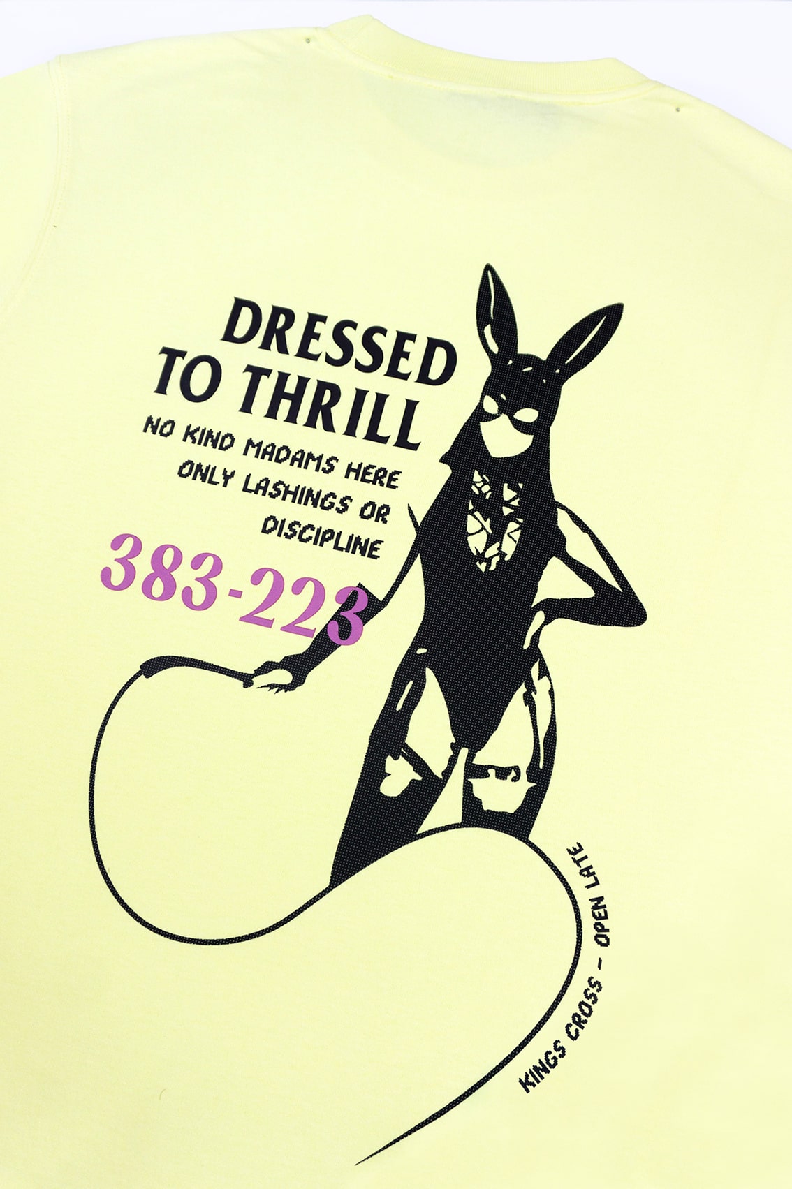Dressed To Thrill Tee - Pastel Yellow