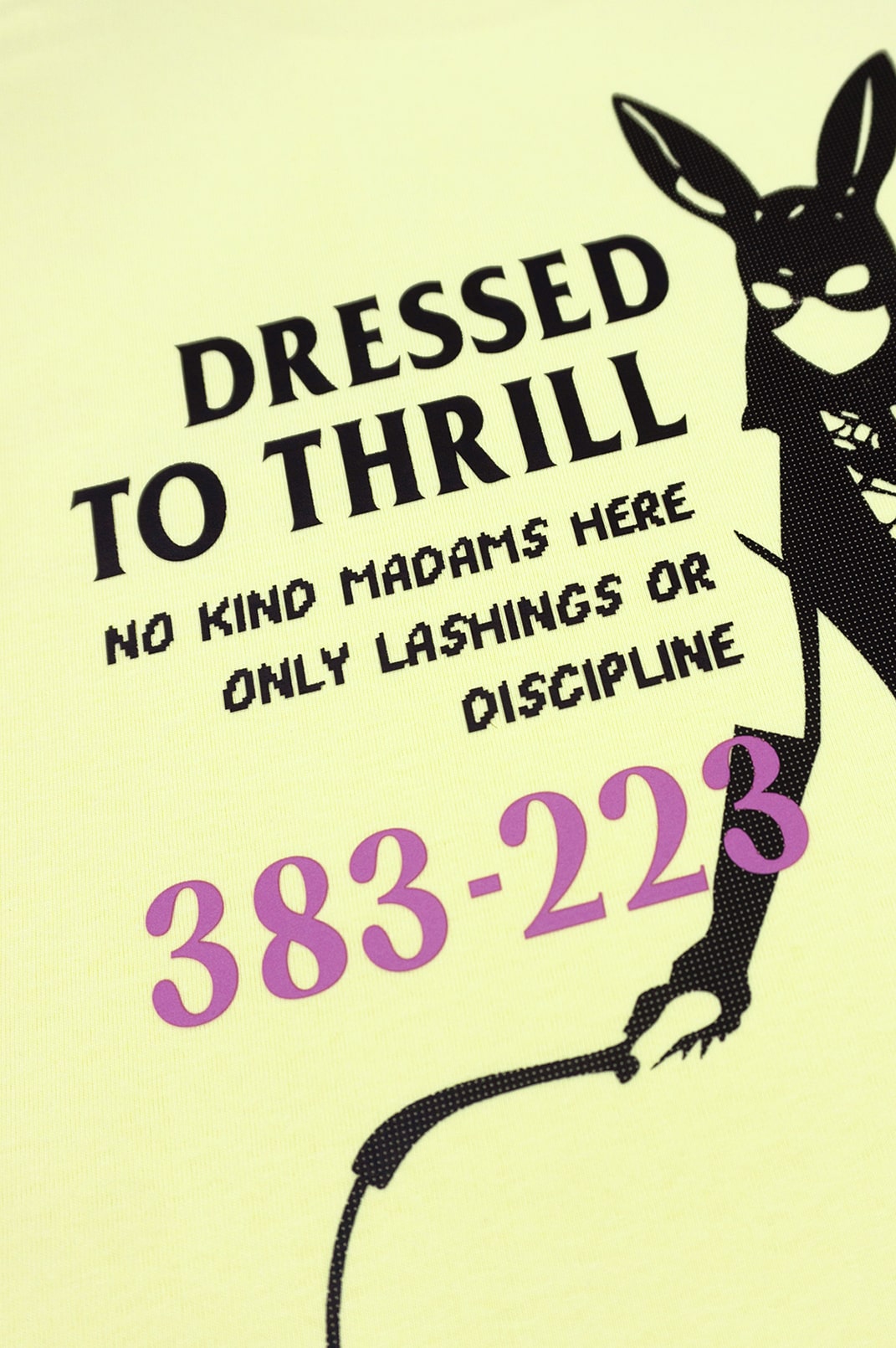 Dressed To Thrill Tee - Pastel Yellow