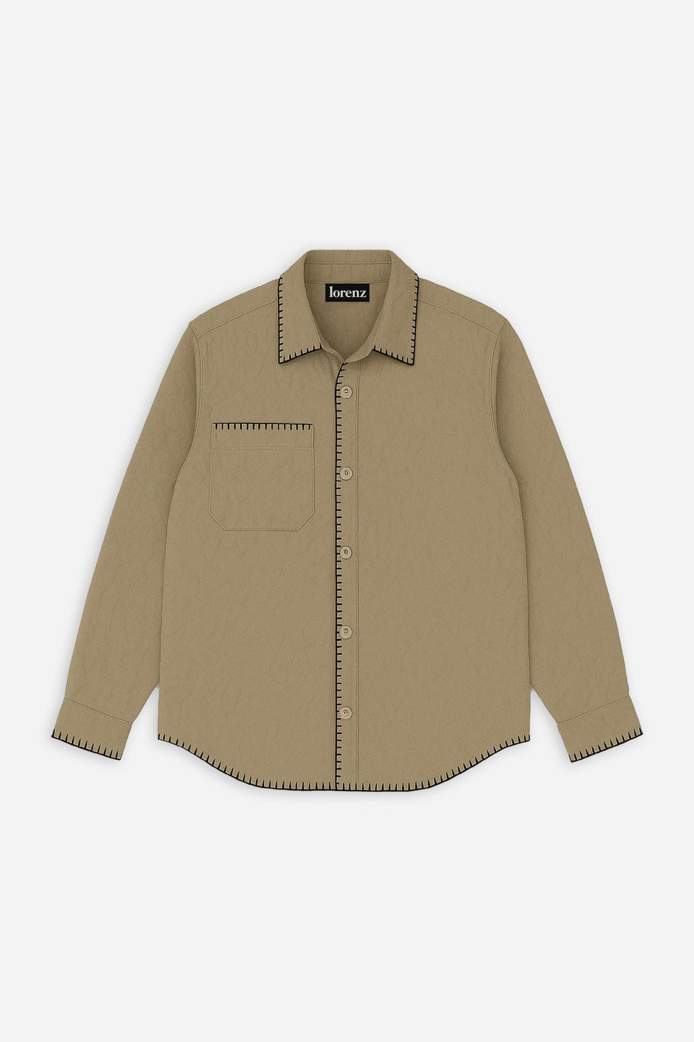 Indra Nylon Shirt in Sage Green