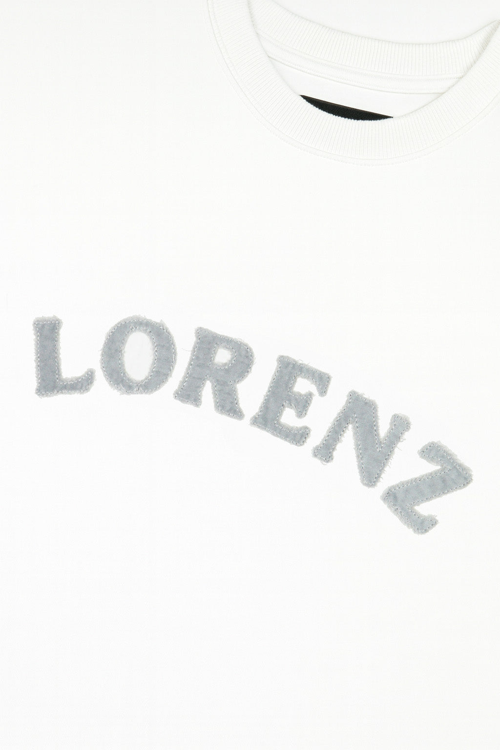 LORENZ Appliqué T-Shirt in White