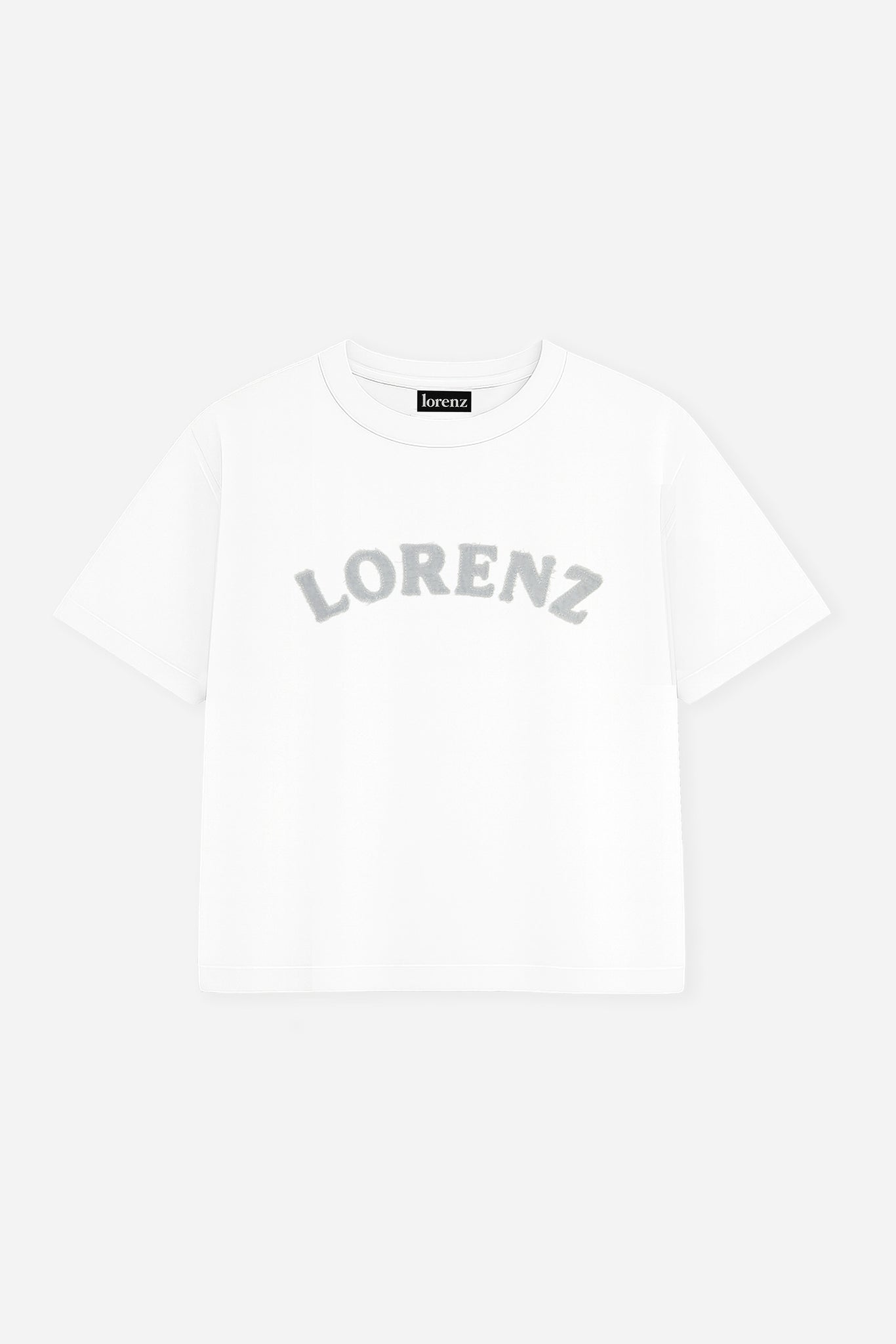 LORENZ Appliqué T-Shirt in White