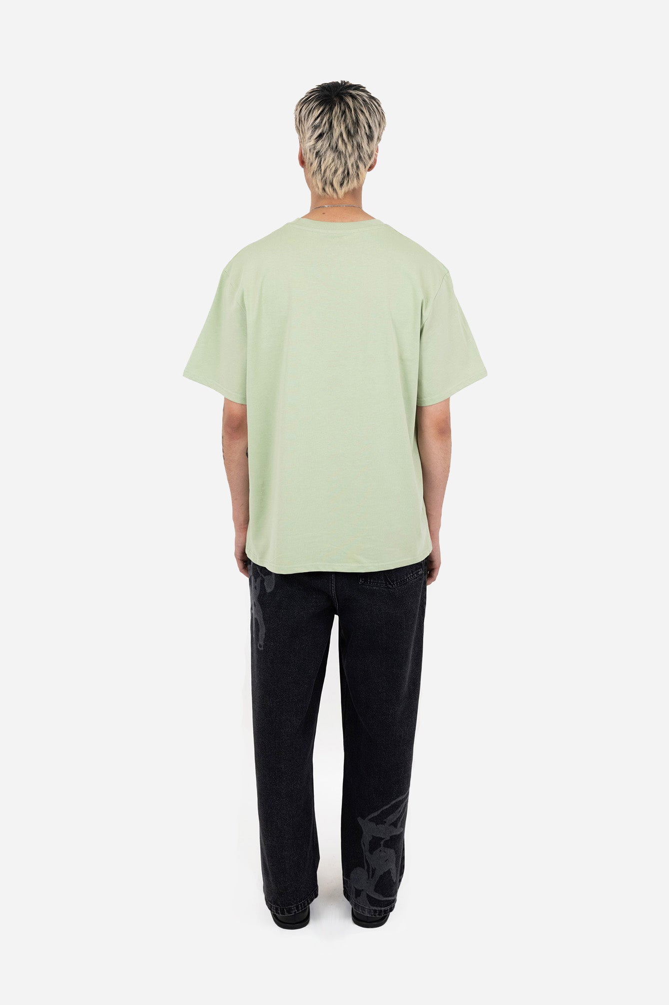 LRNZ & BROS Tee in Pastel Green