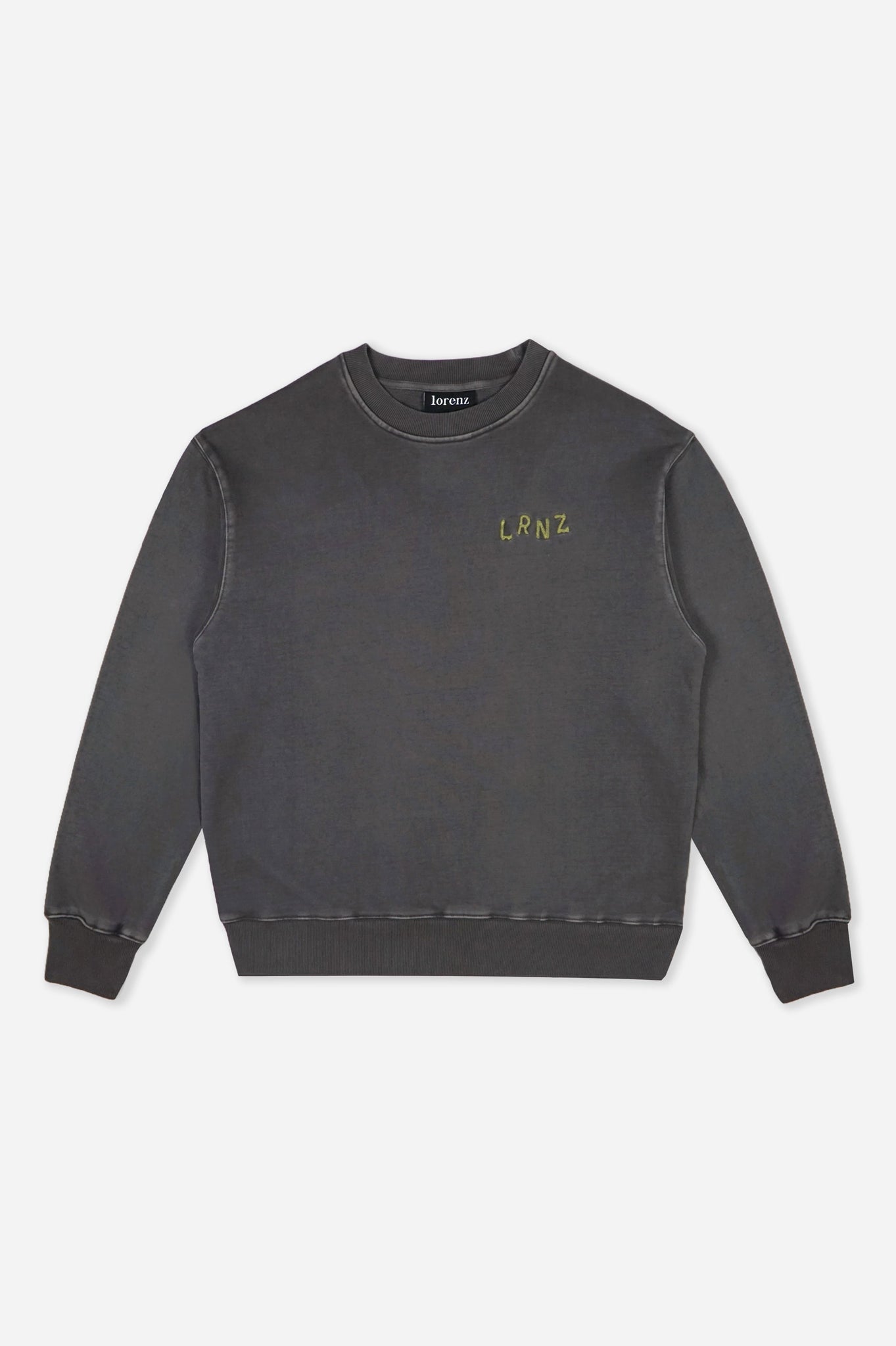 LRNZ Sweatshirt in Washed Black