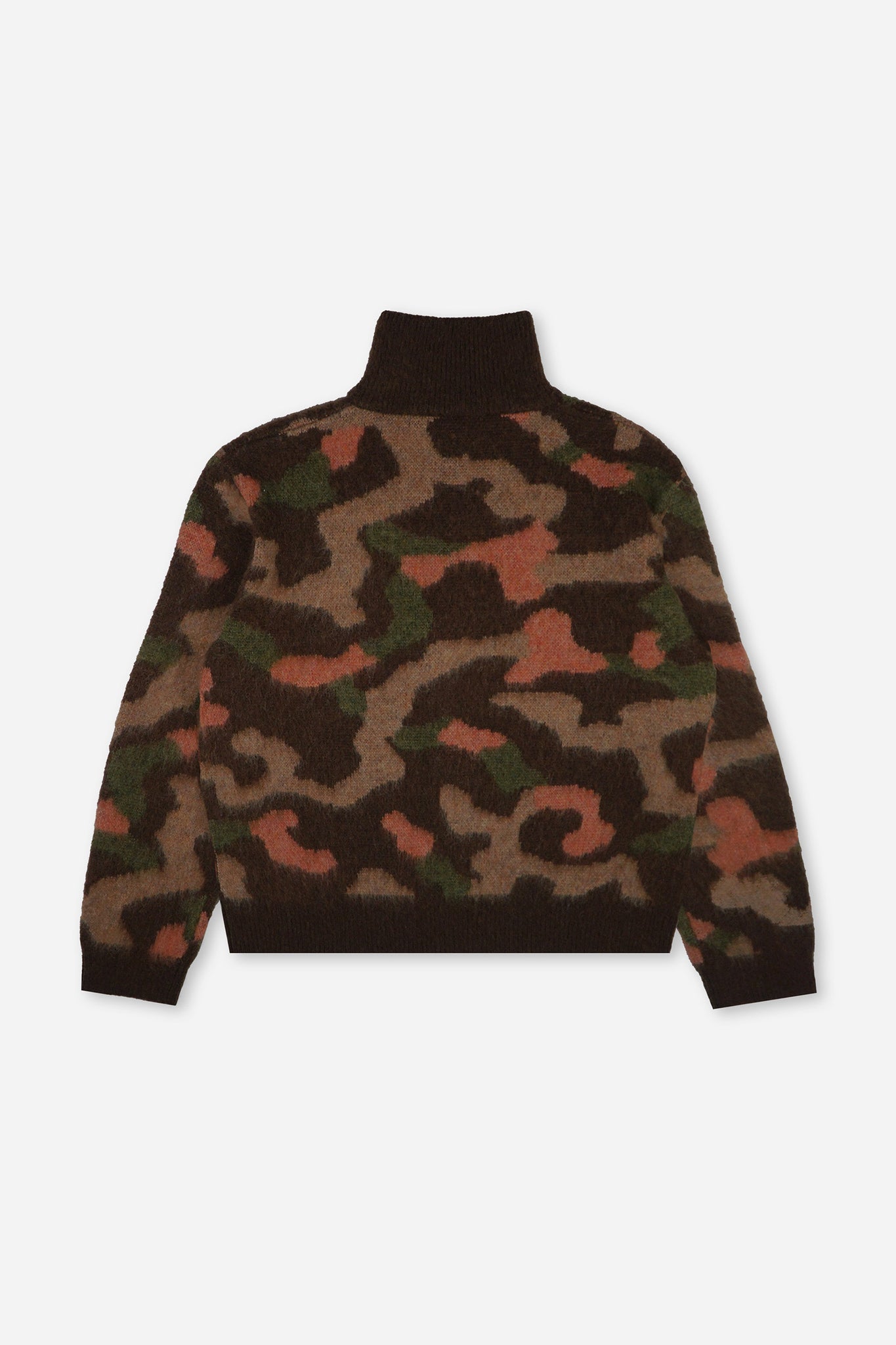 Marino Zip Mohair Sweater