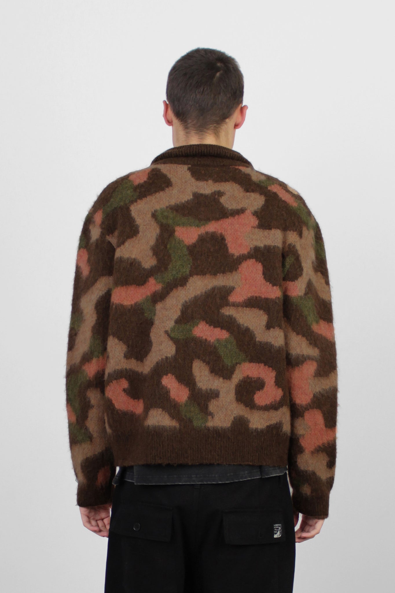 Marino Zip Mohair Sweater