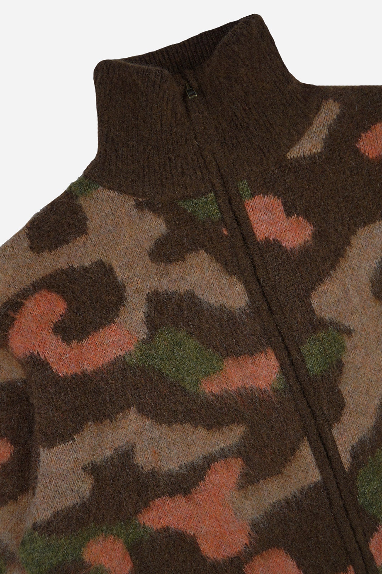 Marino Zip Mohair Sweater