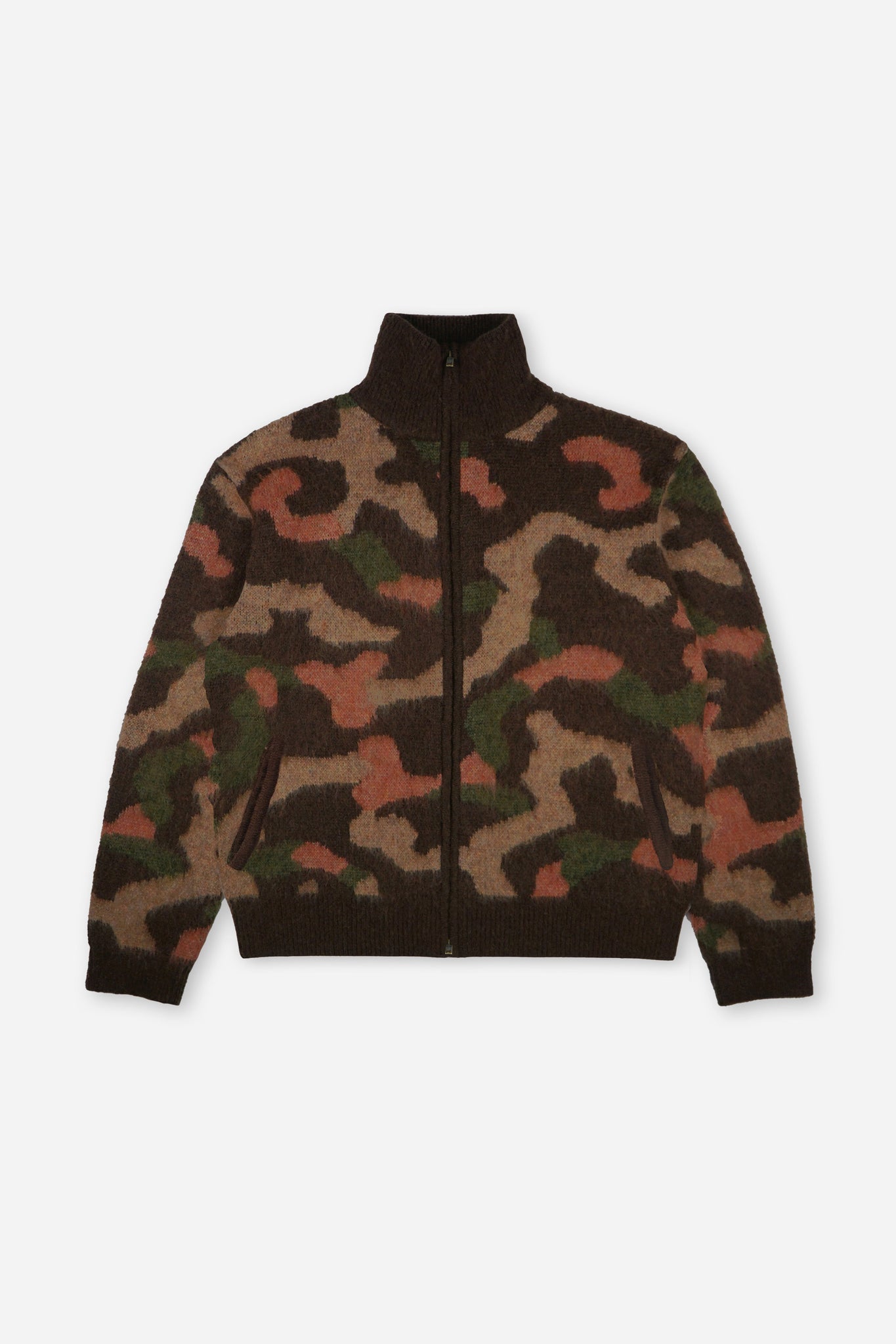 Marino Zip Mohair Sweater
