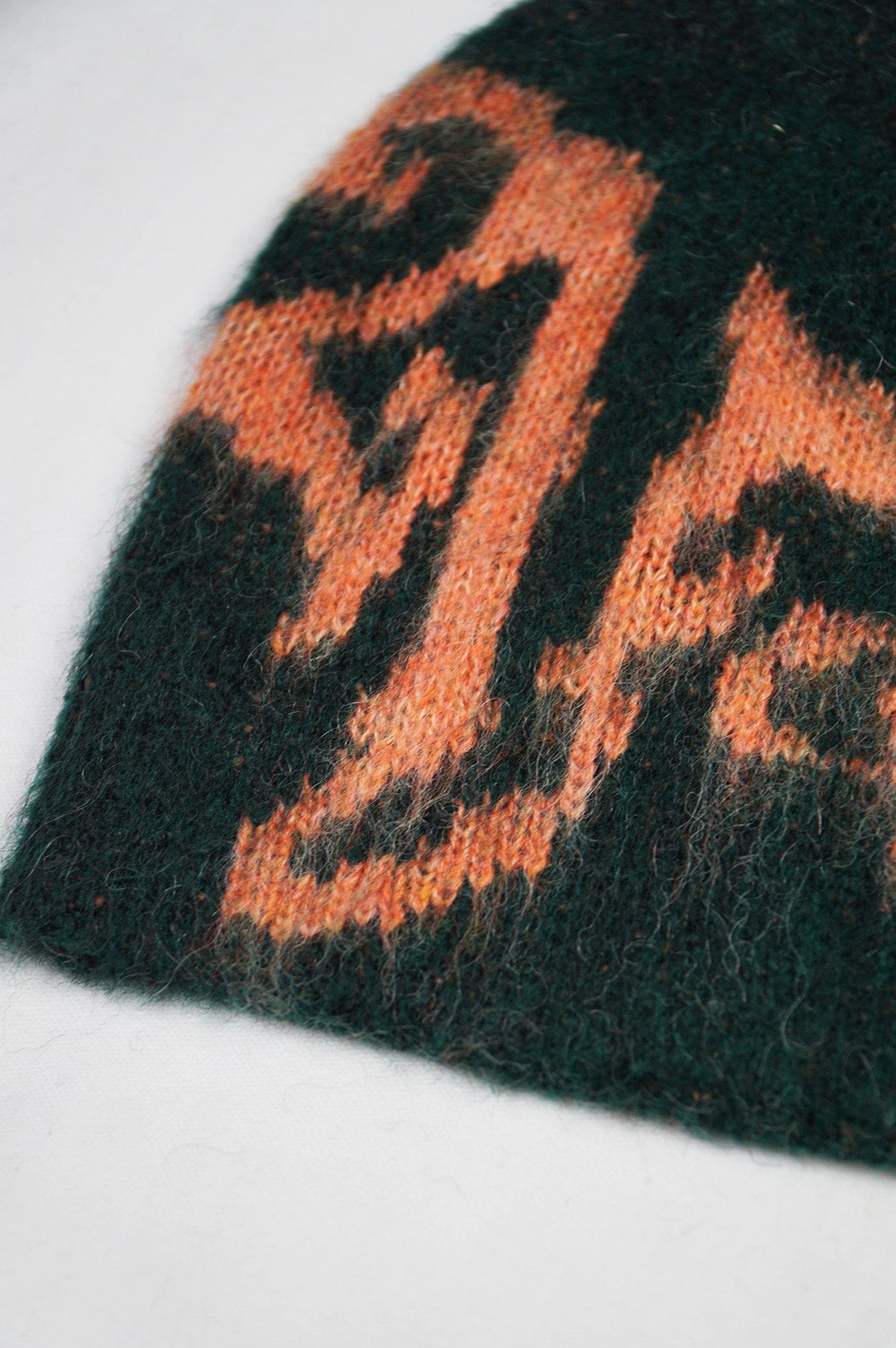 Mohair Beanie - Green