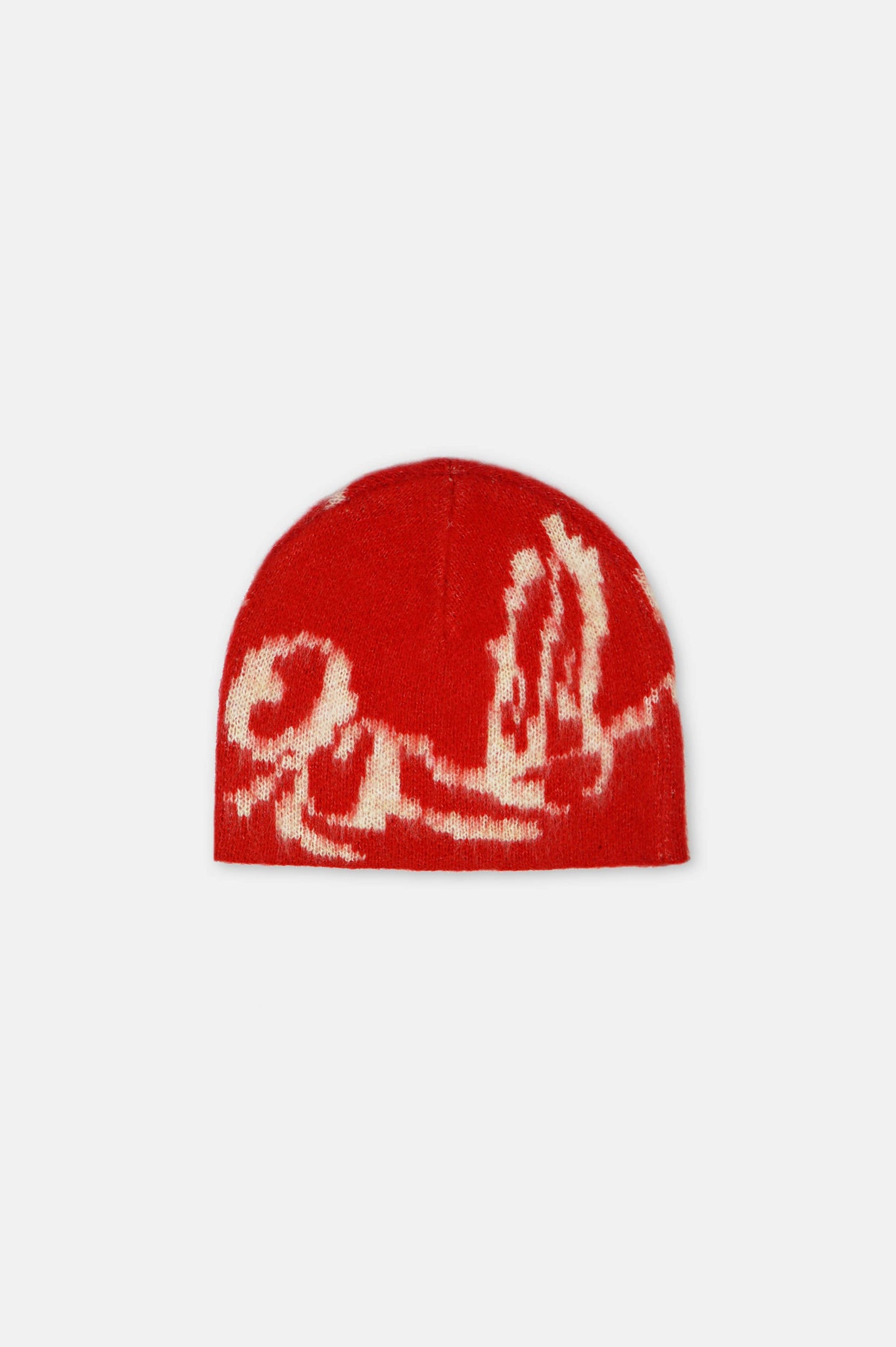 Mohair Beanie - Red