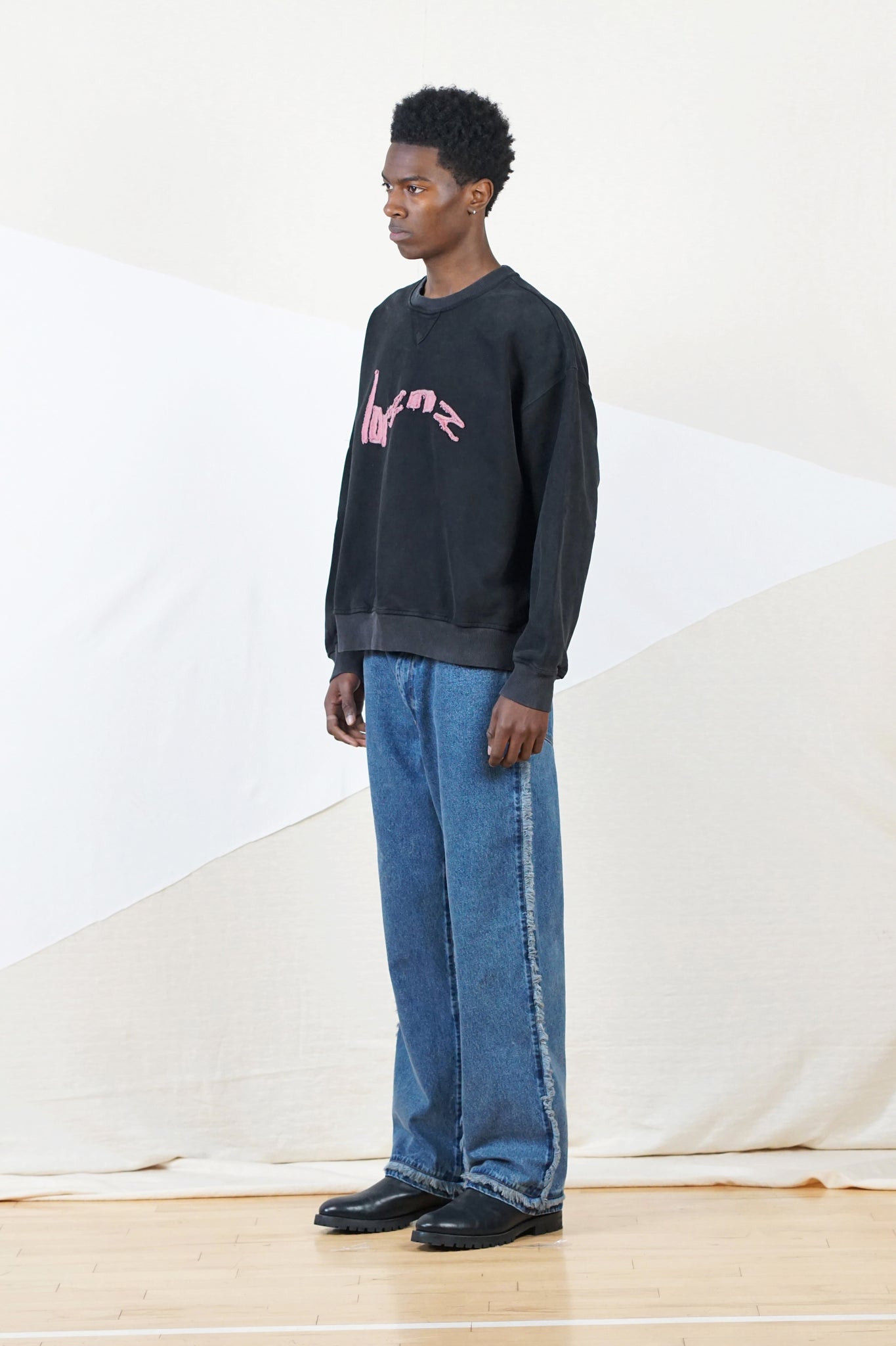Onda Sweatshirt in Washed Black