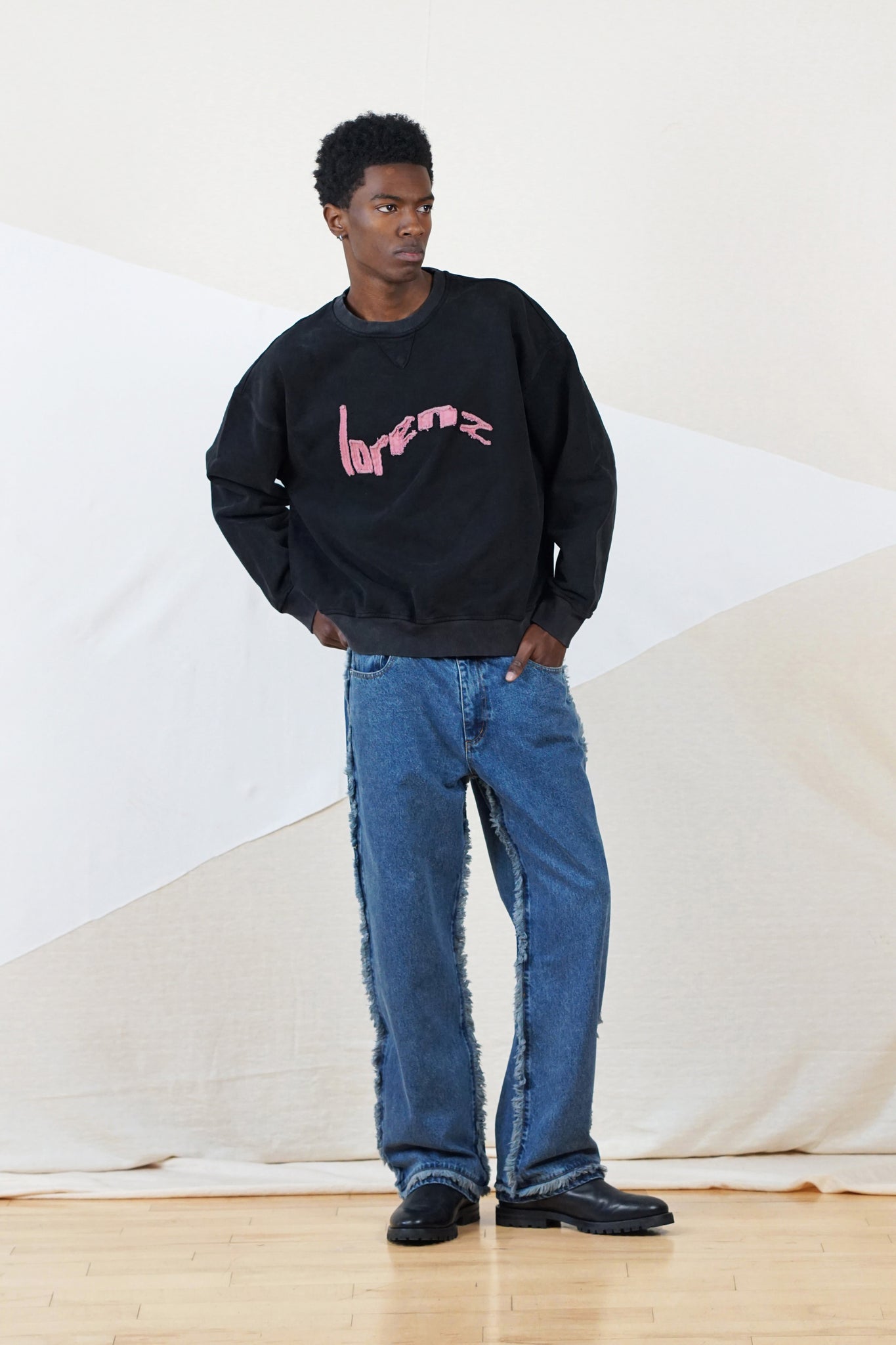 Onda Sweatshirt in Washed Black