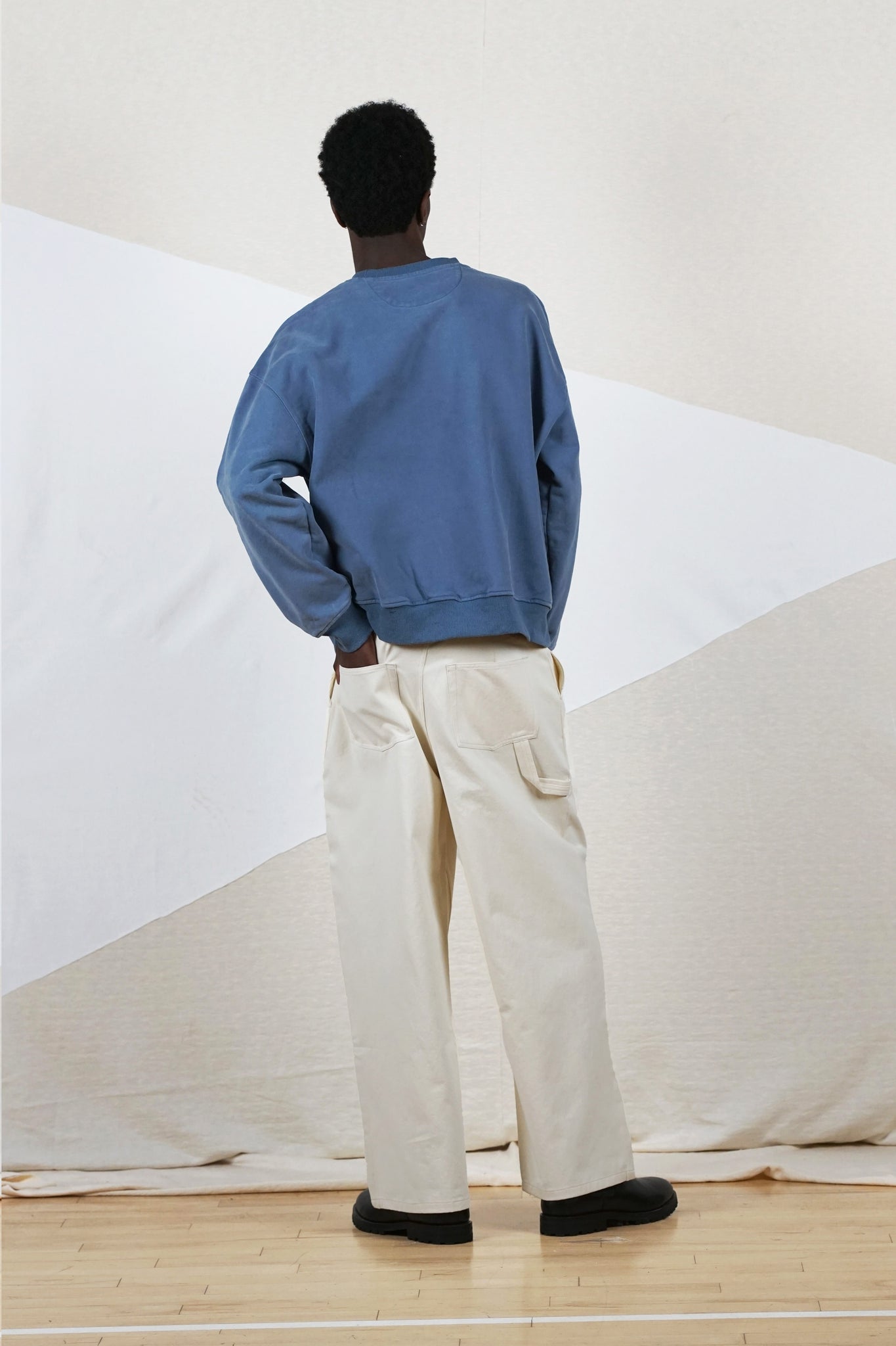 Onda Sweatshirt in Washed Blue