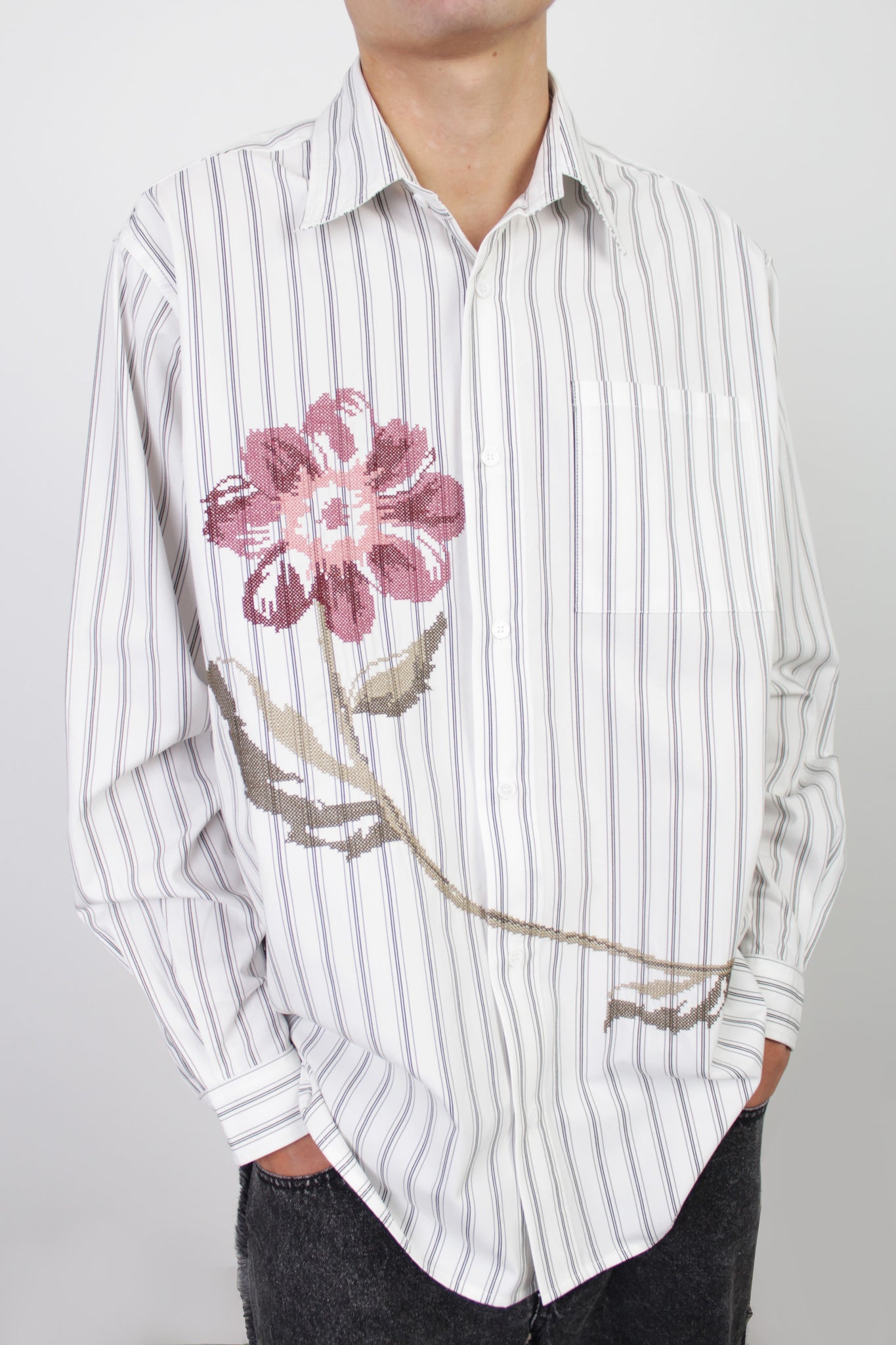 Peony Oxford Stripe Shirt