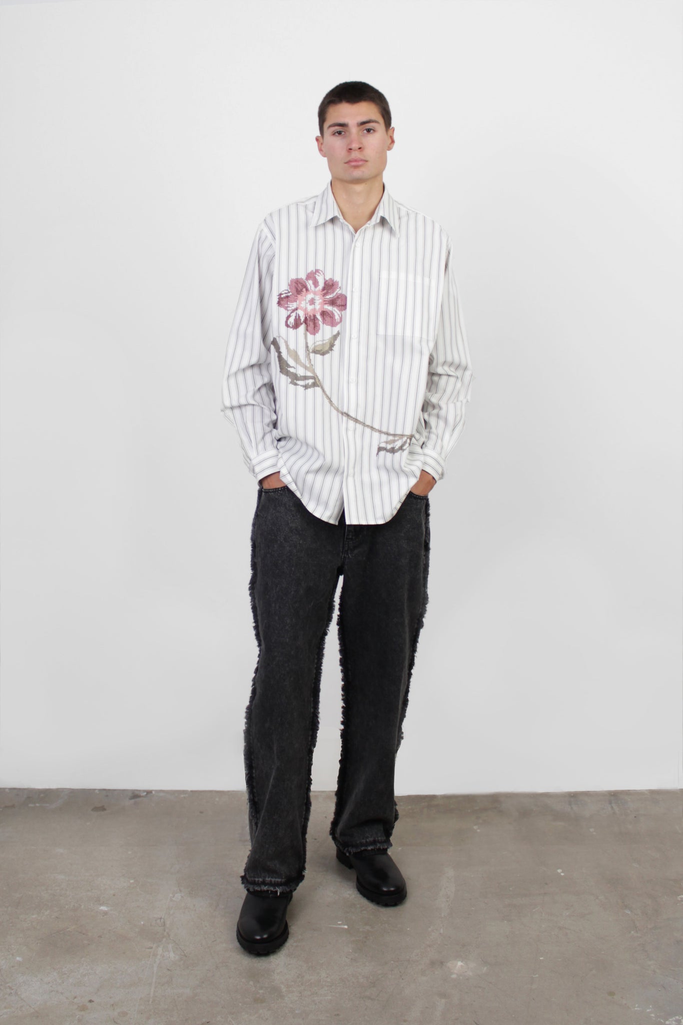 Peony Oxford Stripe Shirt