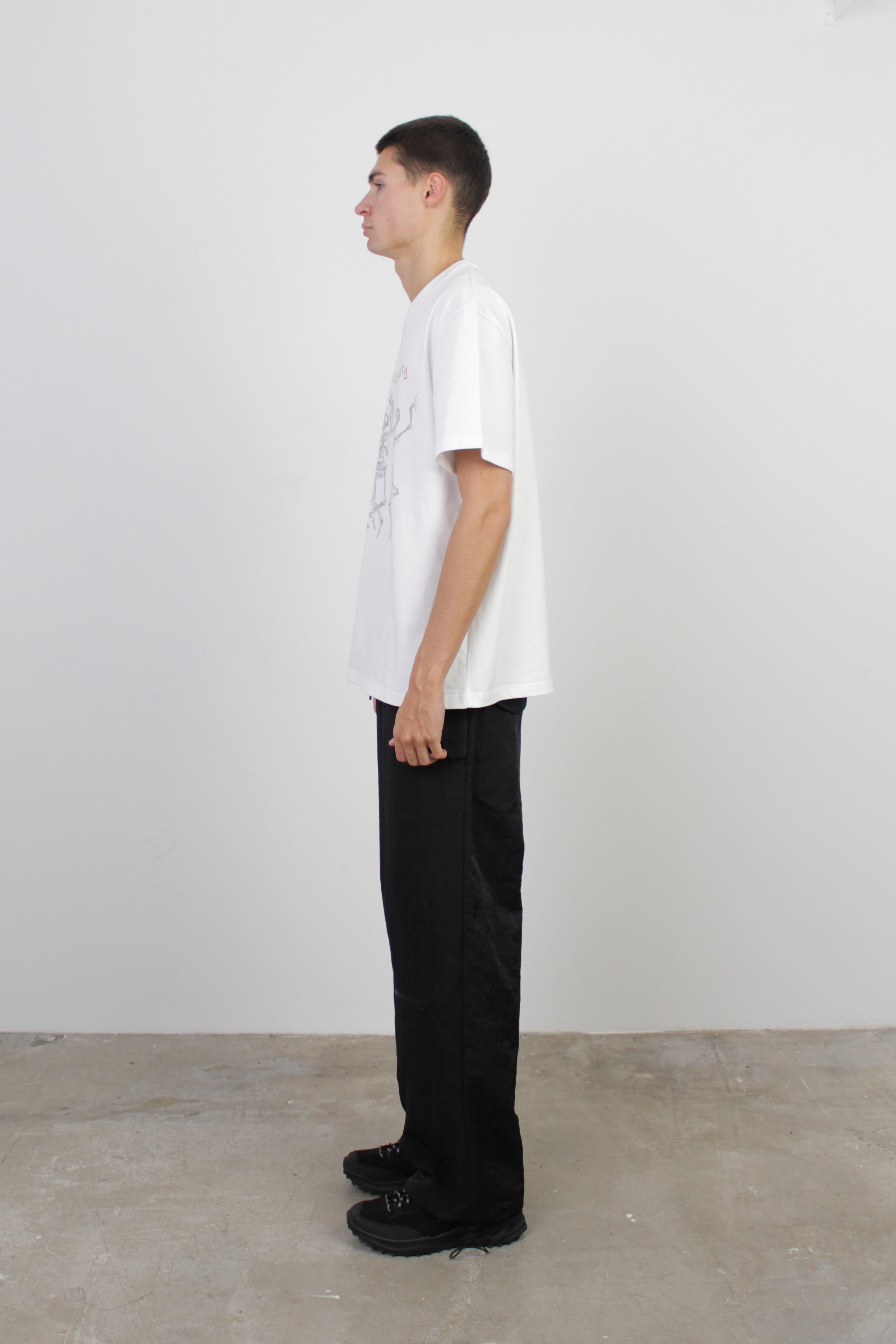 Resurrection T-Shirt in White – lorenz Menswear