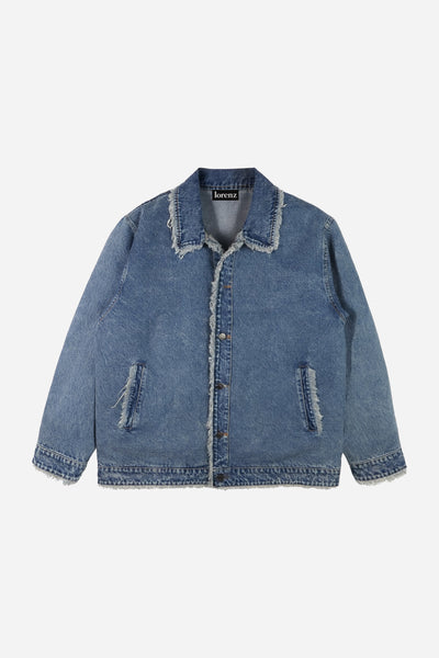 Rico Fringe Denim Jacket – lorenz Menswear