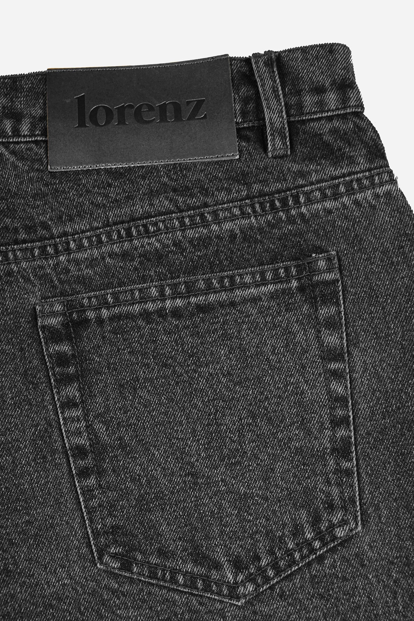 Rico Fringe Denim Pant in Black