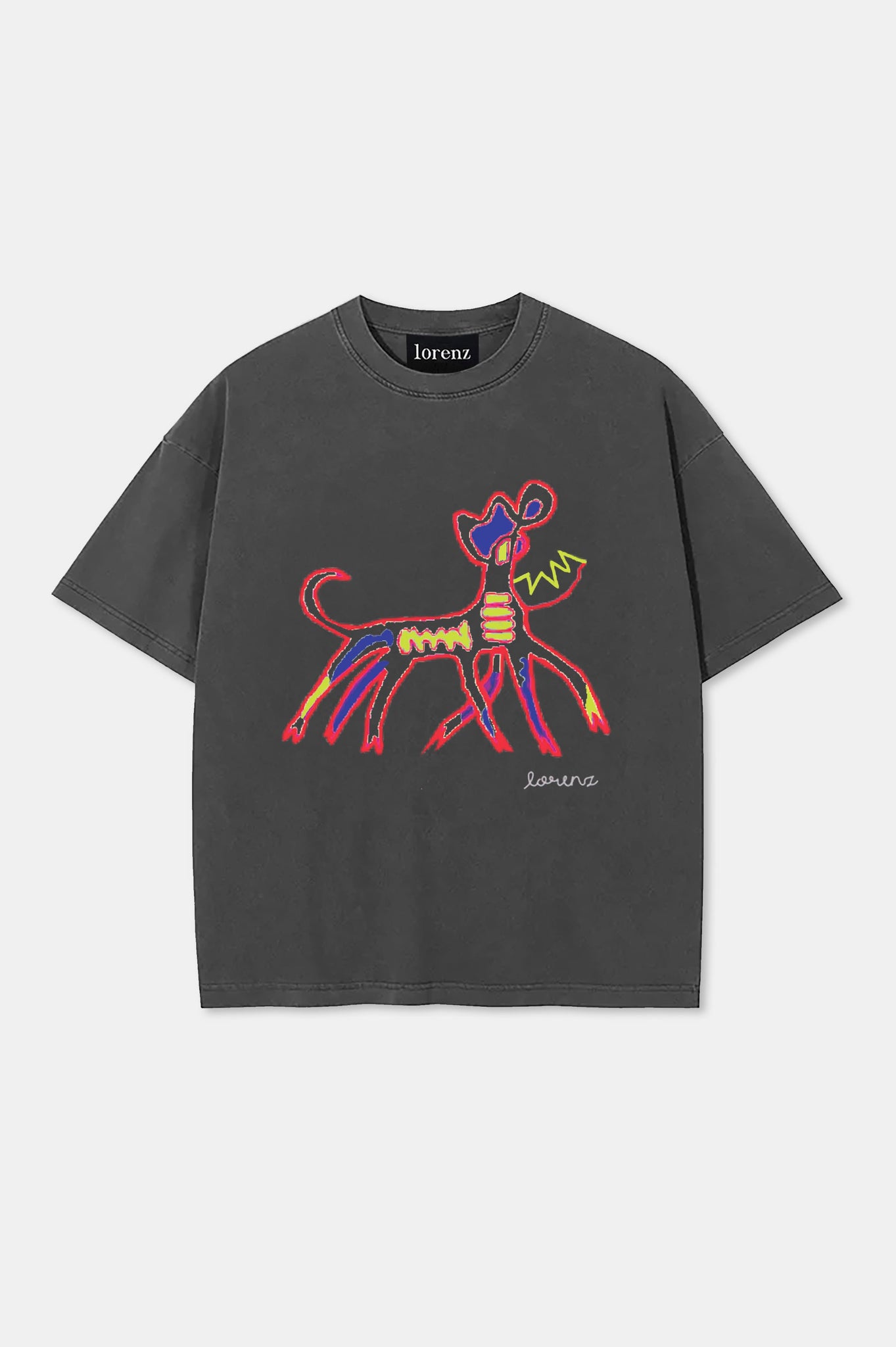Stranger Thing Tee - Washed Black