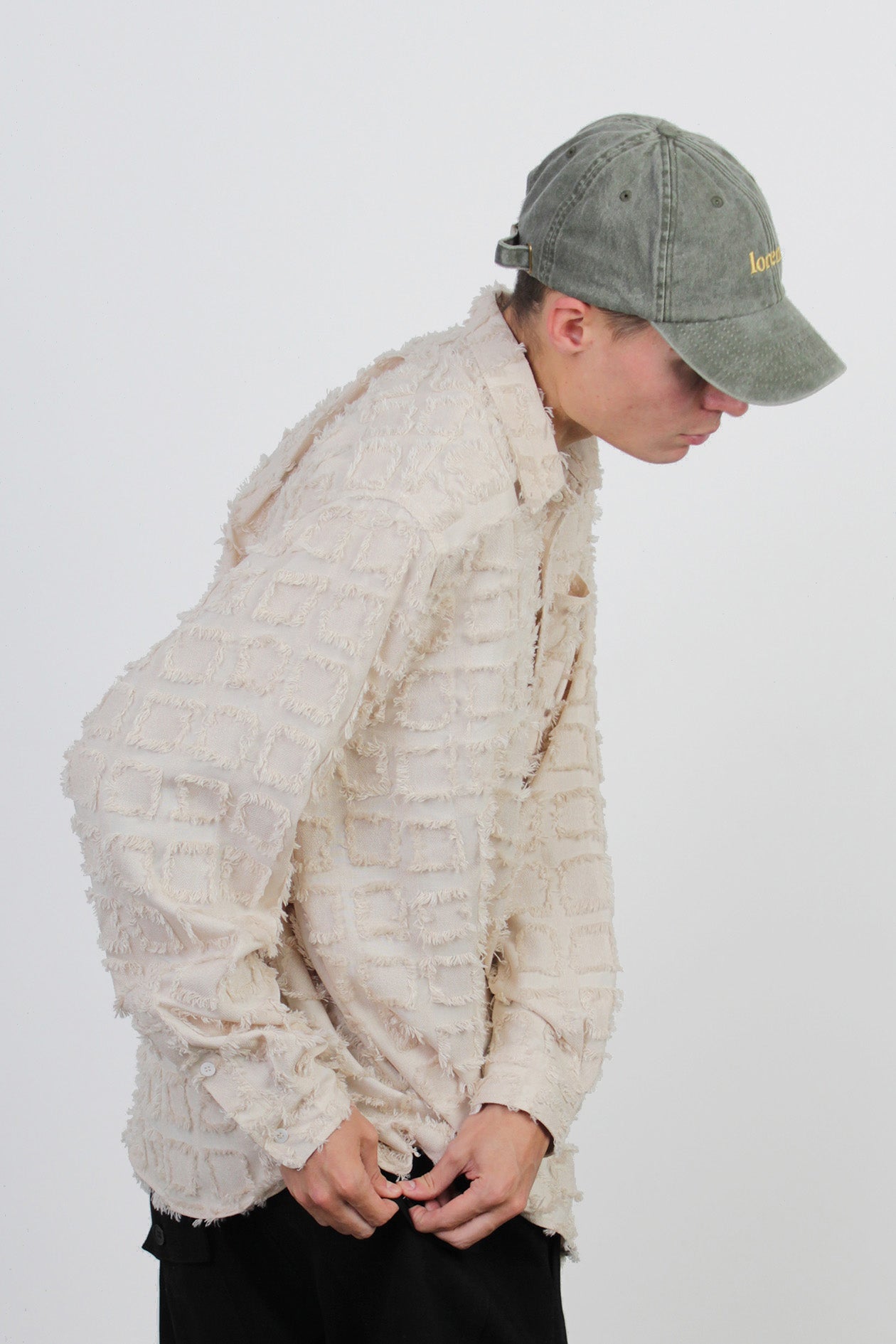 Uniform Cap in Washed Green