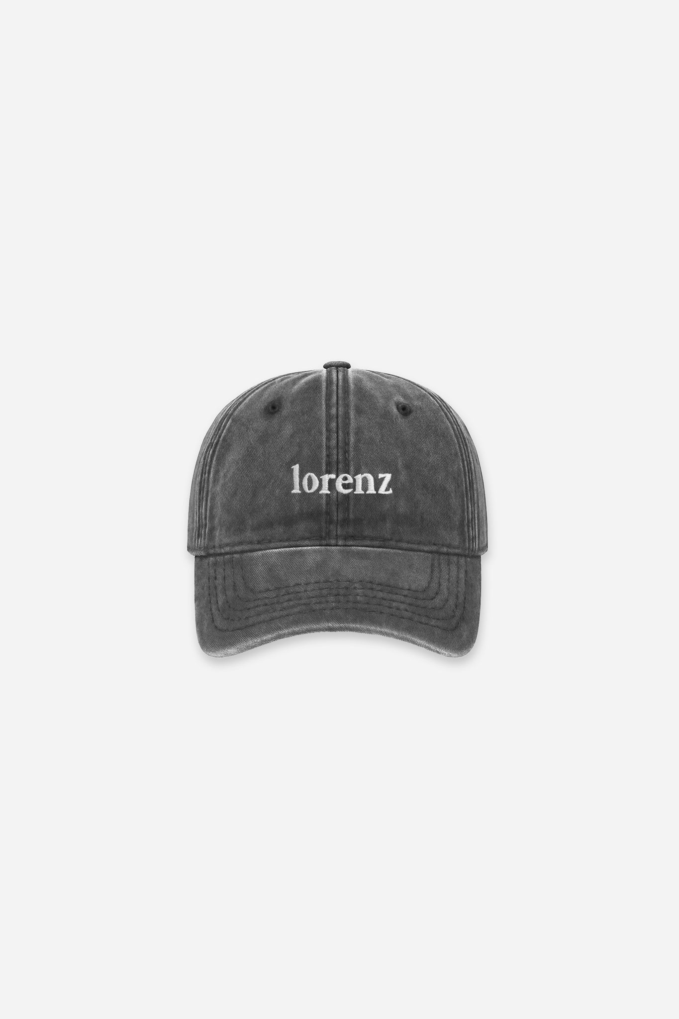 Uniform Cap in Washed Black