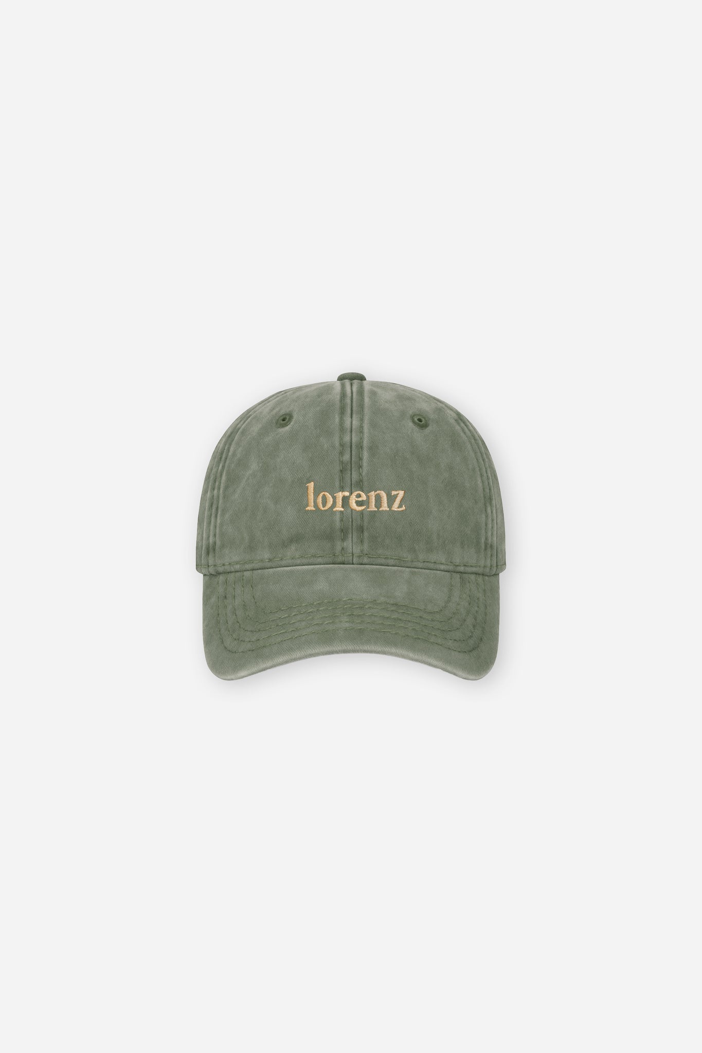 Uniform Cap in Washed Green