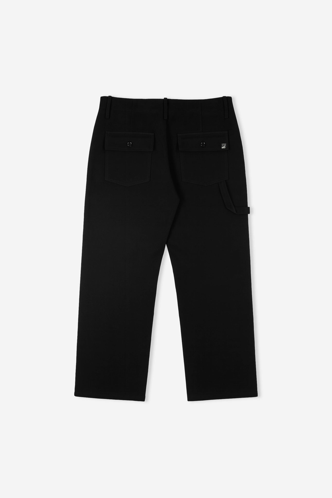 Uniform Cotton Twill Pant in Black