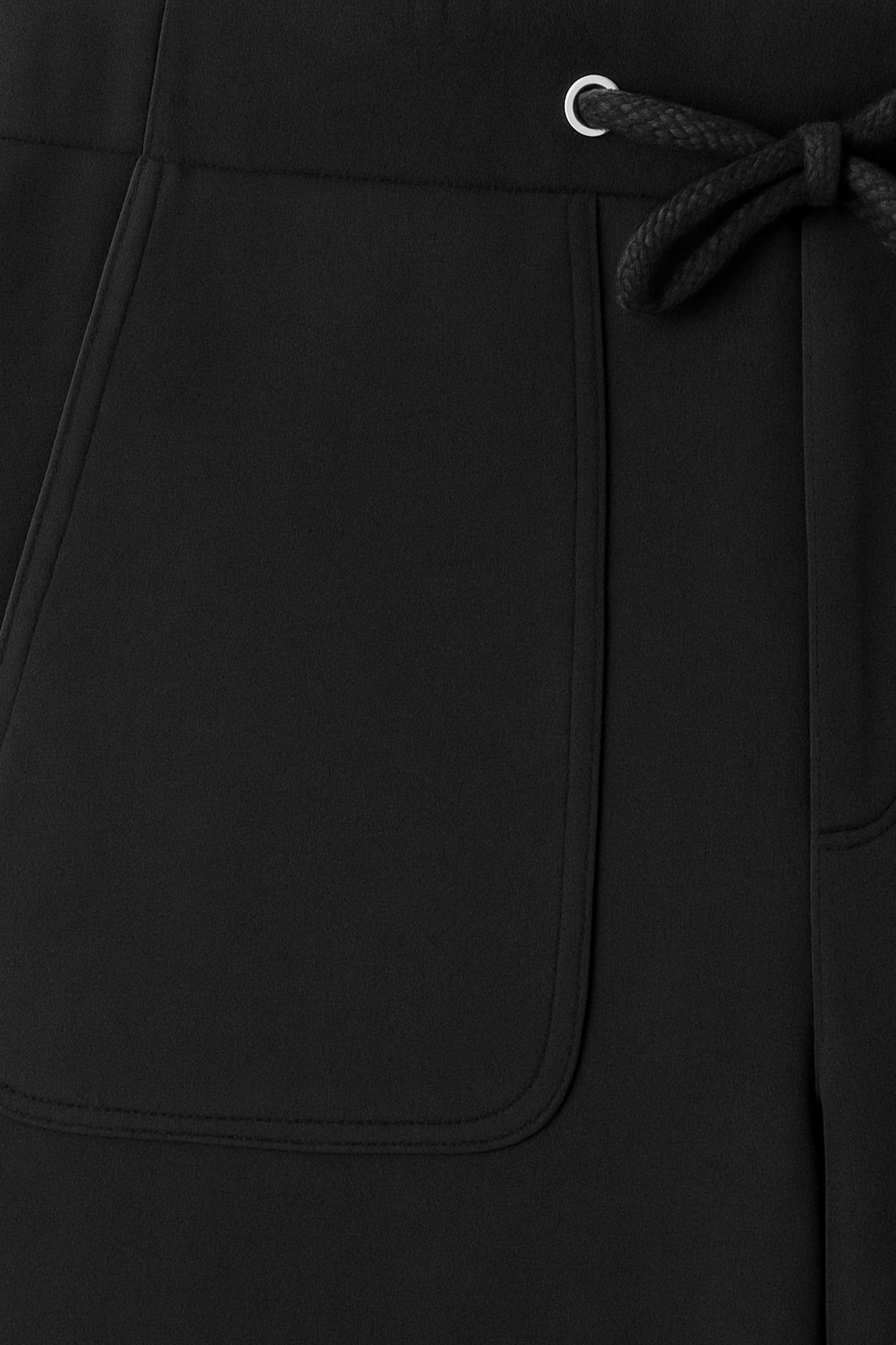 Uniform Cotton Twill Pant in Black