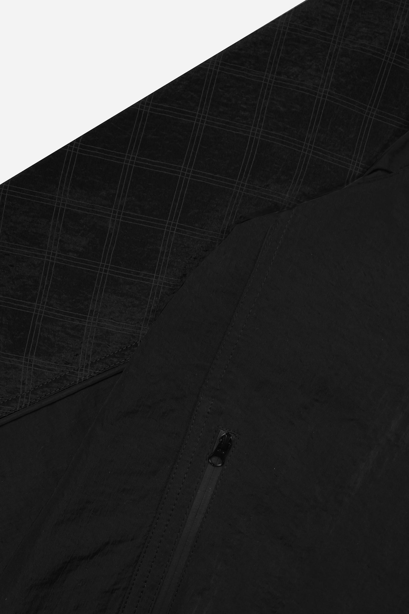 Windshell Nylon Jacket in Black