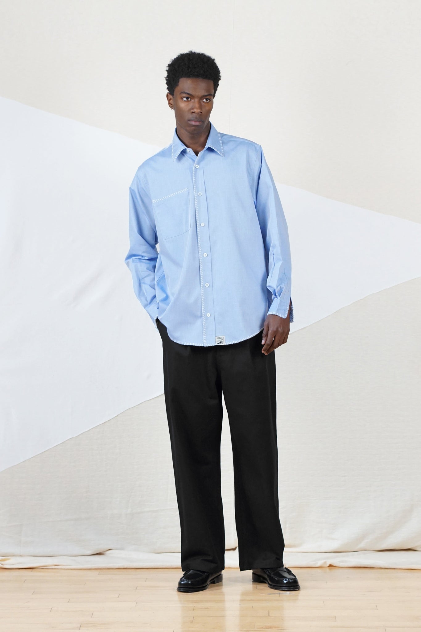 Skyla Oxford Shirt in Blue