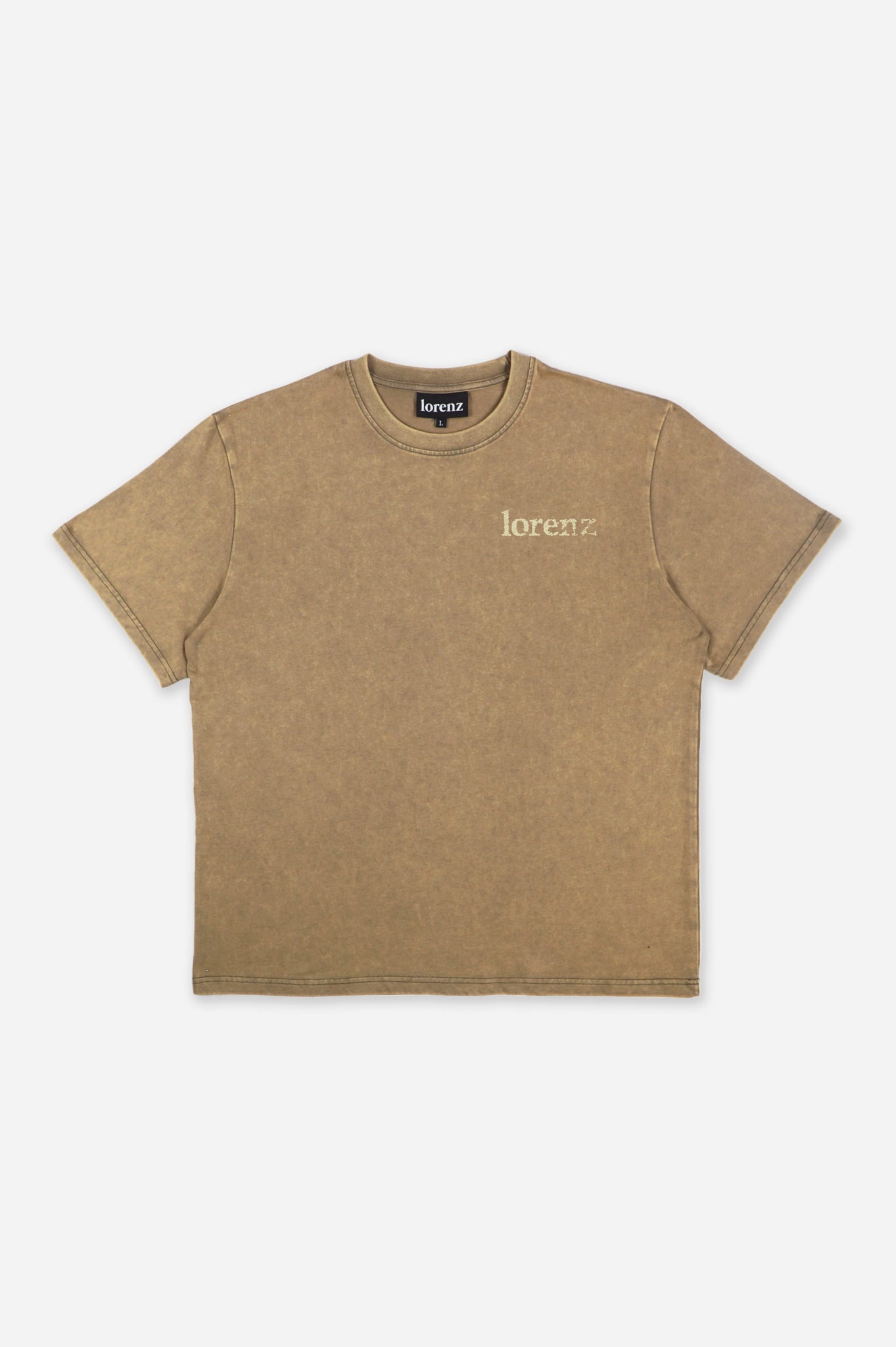Classic Logo Tee - Washed Brown