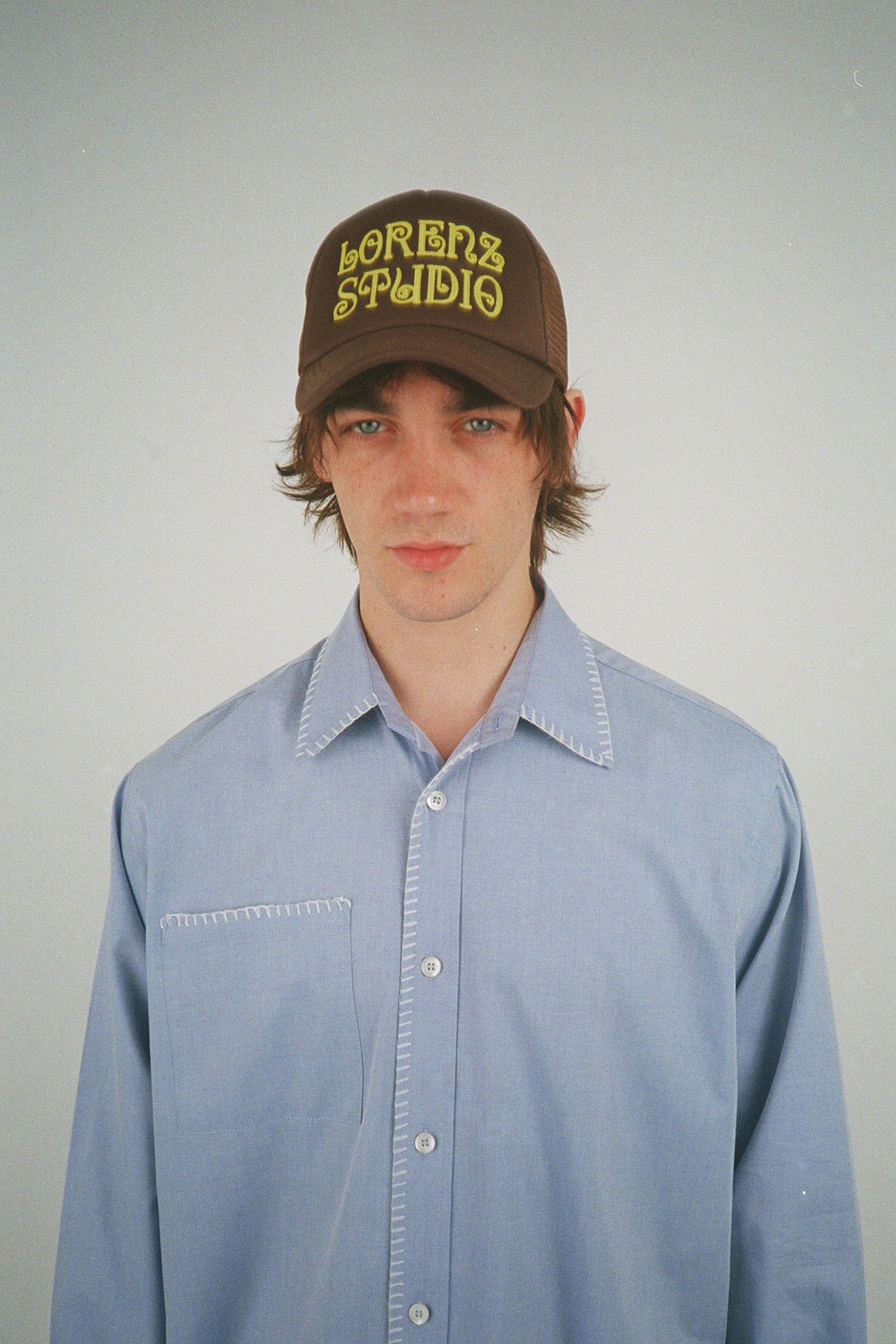 Hera Trucker Hat in Brown