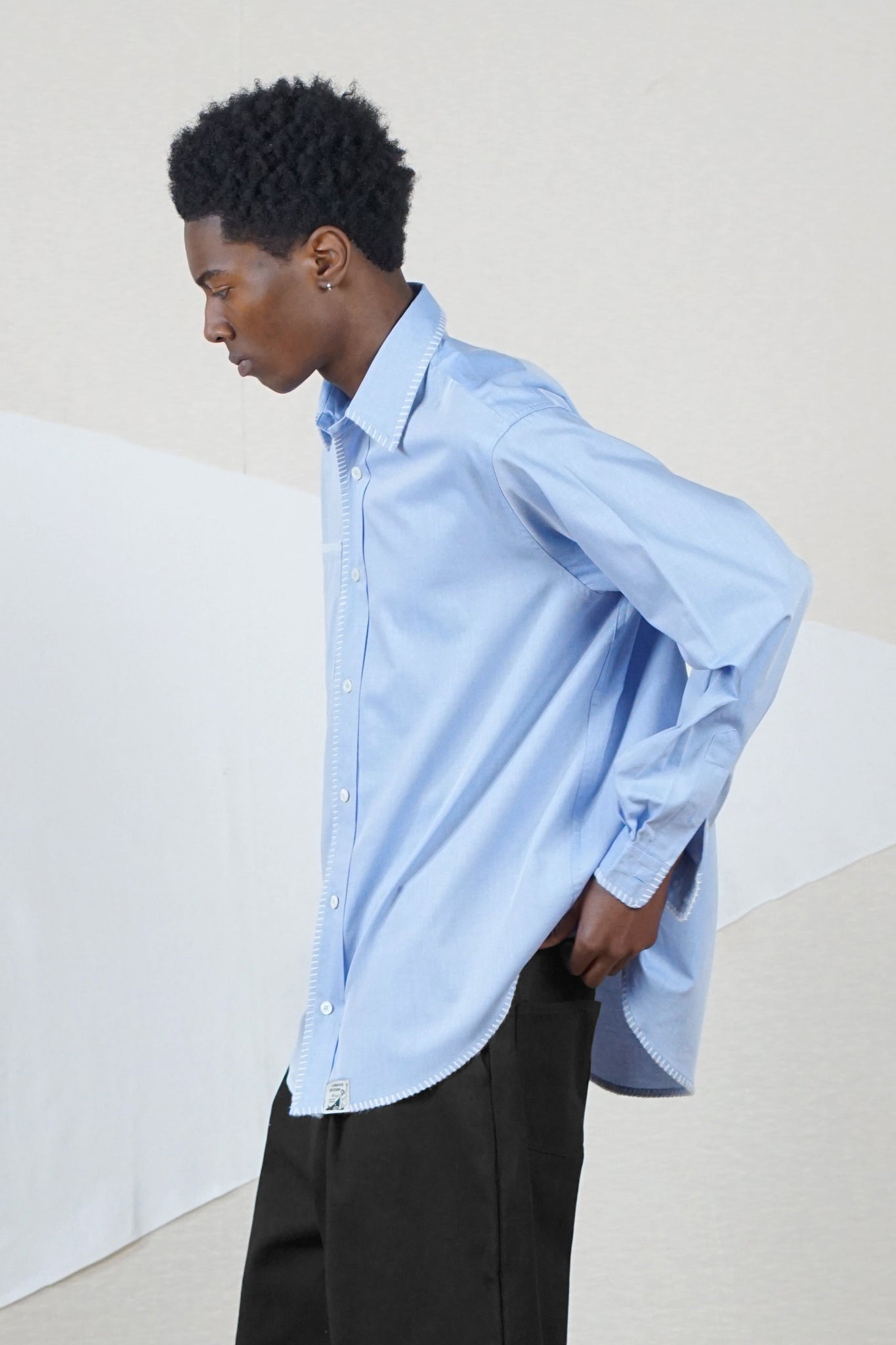 Skyla Oxford Shirt in Blue