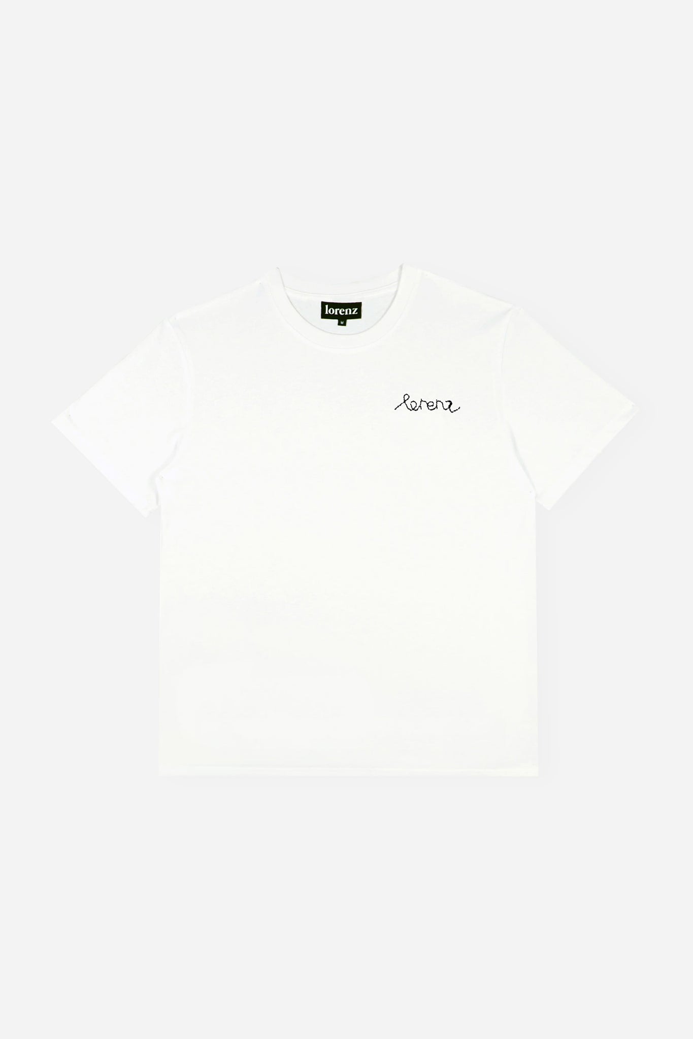 lorenz Signature Tee in White