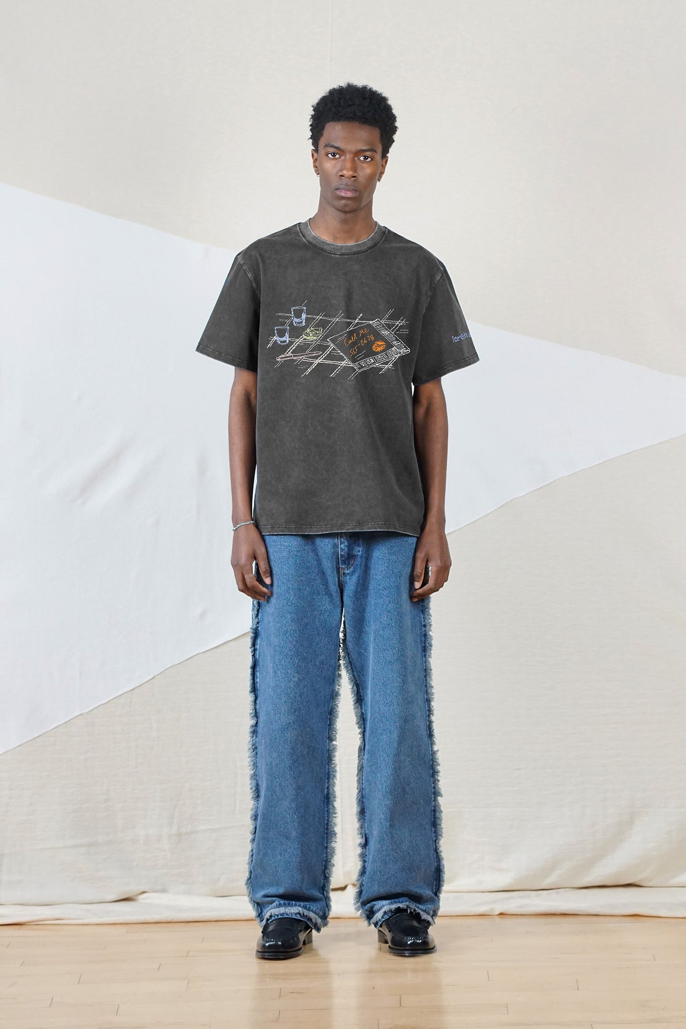 Lorenzo’s Hand Embroidered Tee