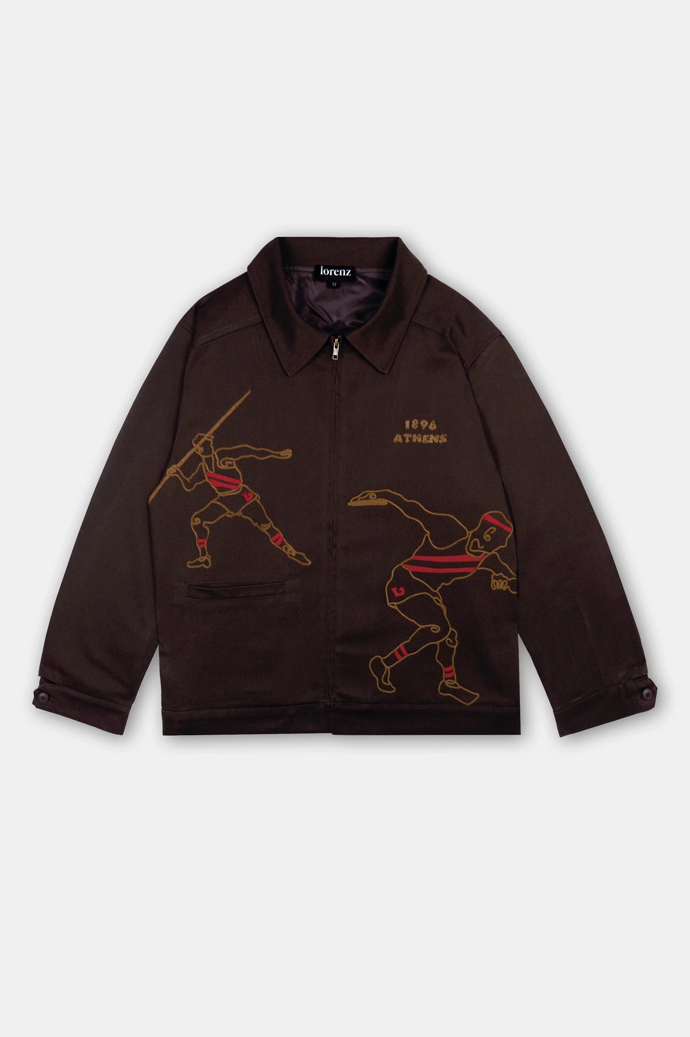 1896 Athens Coach Jacket - Brown
