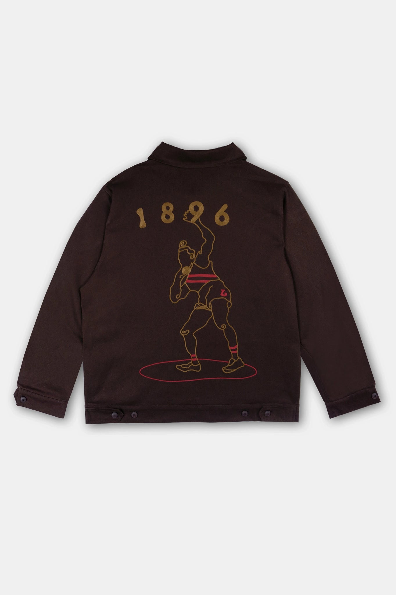 1896 Athens Coach Jacket - Brown